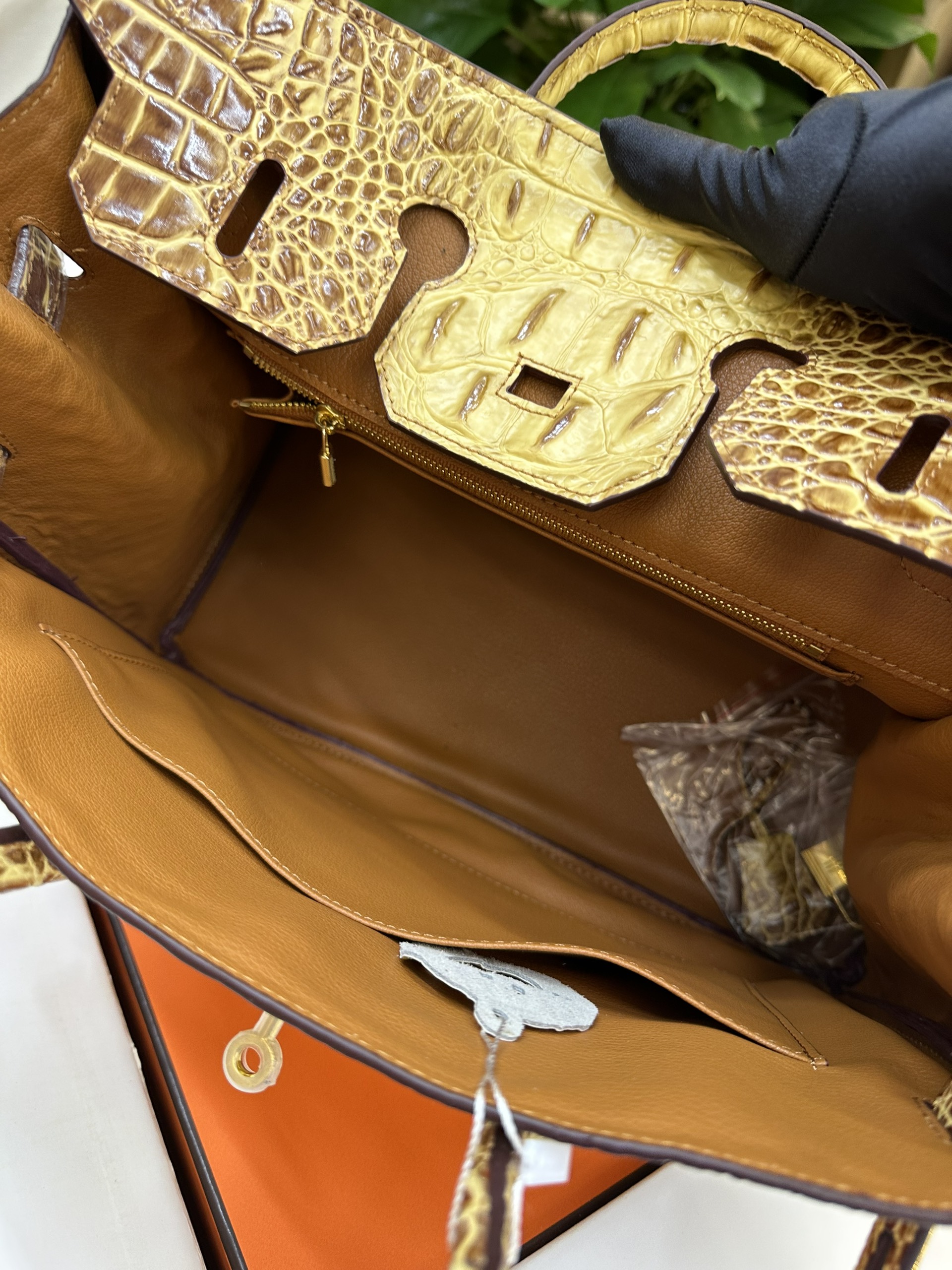 Túi Hermes Birkin Super Màu Vàng Khóa Vàng Size 35cm