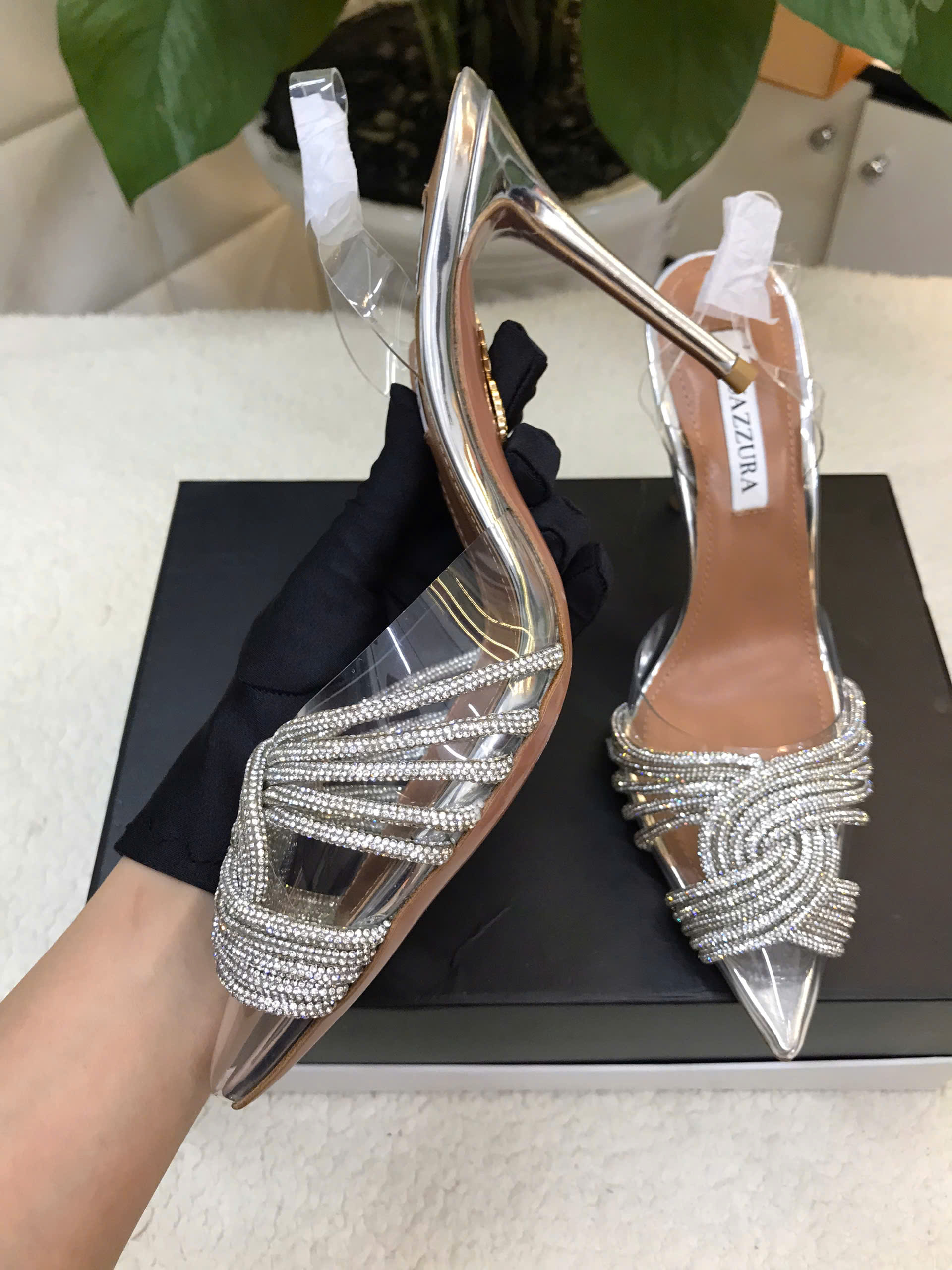 Giày Cao Gót Aquazzura Siêu Cấp Size 36