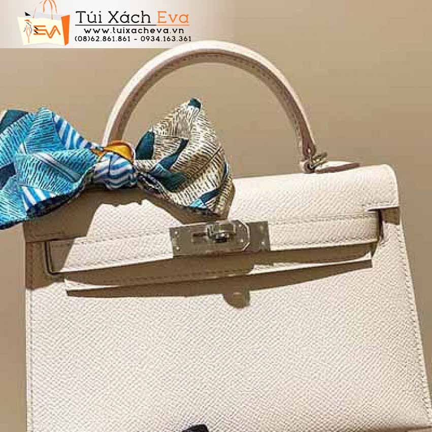 Túi Xách Hermes Kelly Bag Siêu Cấp Màu Trắng Đẹp.