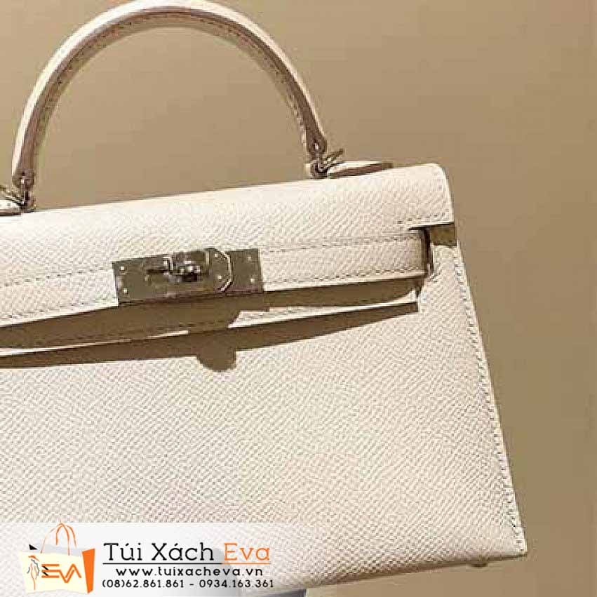 Túi Xách Hermes Kelly Bag Siêu Cấp Màu Trắng Đẹp.