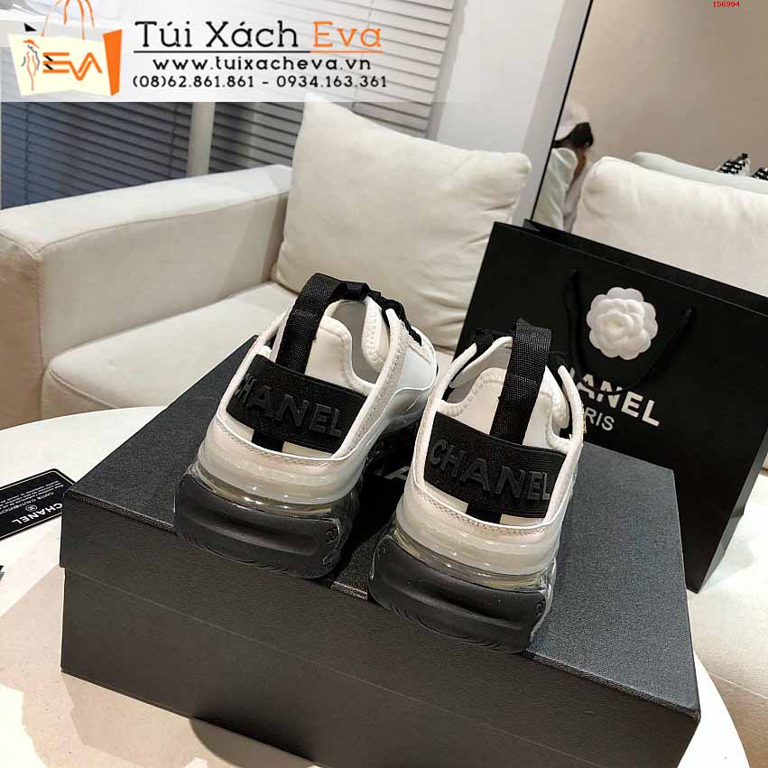 Giày Bata Chanel Siêu Cấp Màu Trắng Chữ C Đẹp.