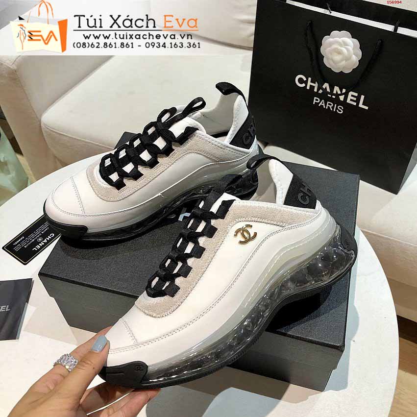 Giày Bata Chanel Siêu Cấp Màu Trắng Chữ C Đẹp.