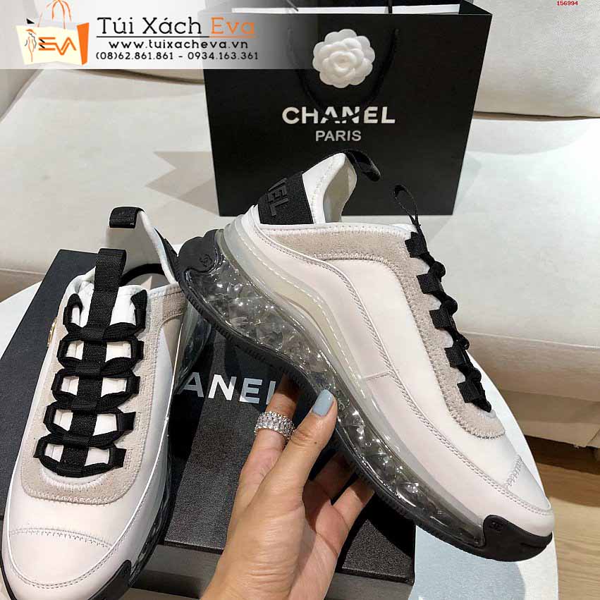 Giày Bata Chanel Siêu Cấp Màu Trắng Chữ C Đẹp.