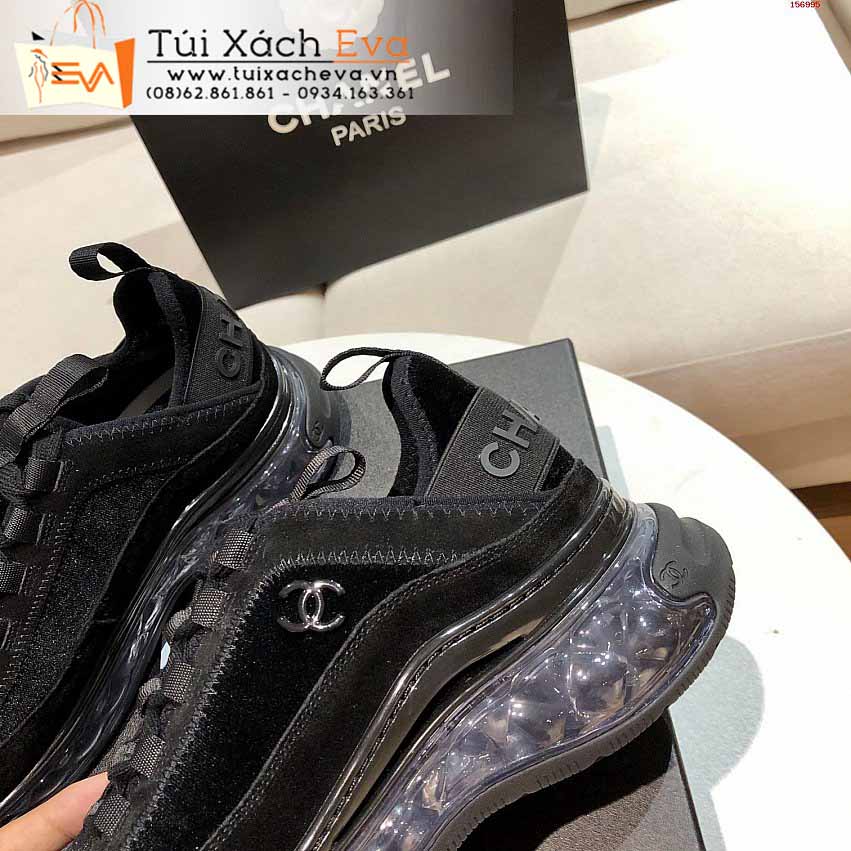 Giày Bata Chanel Siêu Cấp Màu Đen Chữ C Đẹp.