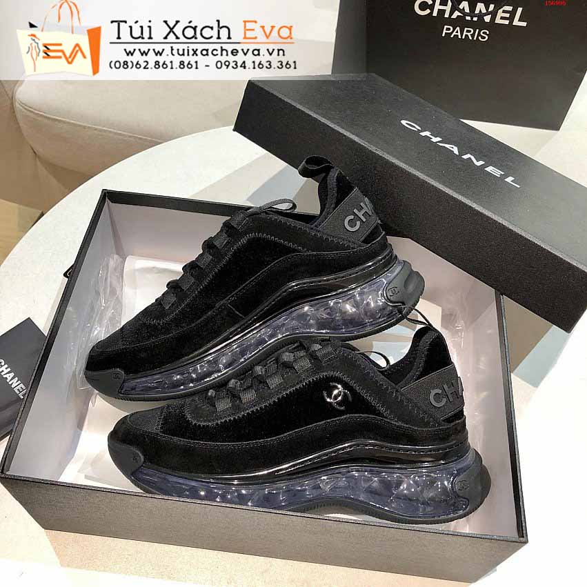 Giày Bata Chanel Siêu Cấp Màu Đen Chữ C Đẹp.