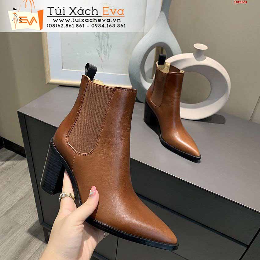 Giày Boot Gianvito Rossi Siêu Cấp Màu Nâu Đẹp.