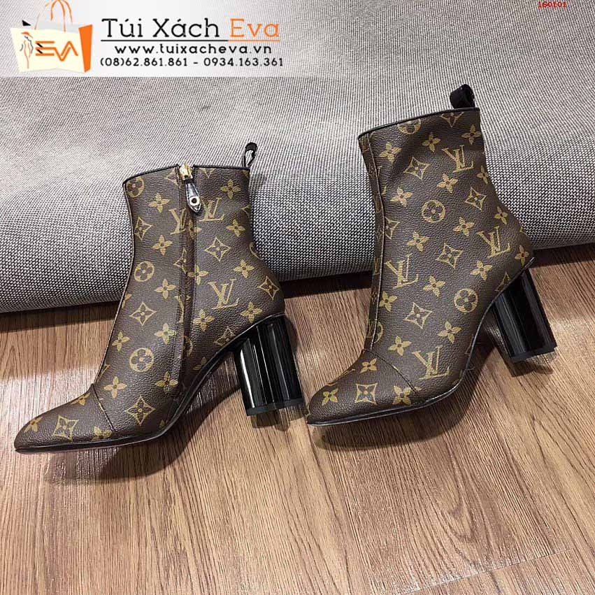 Giày Boot LV Siêu Cấp Màu Nâu Đẹp