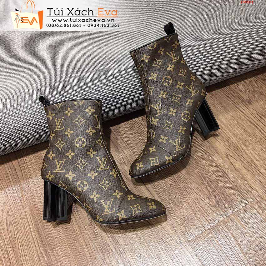 Giày Boot LV Siêu Cấp Màu Nâu Đẹp