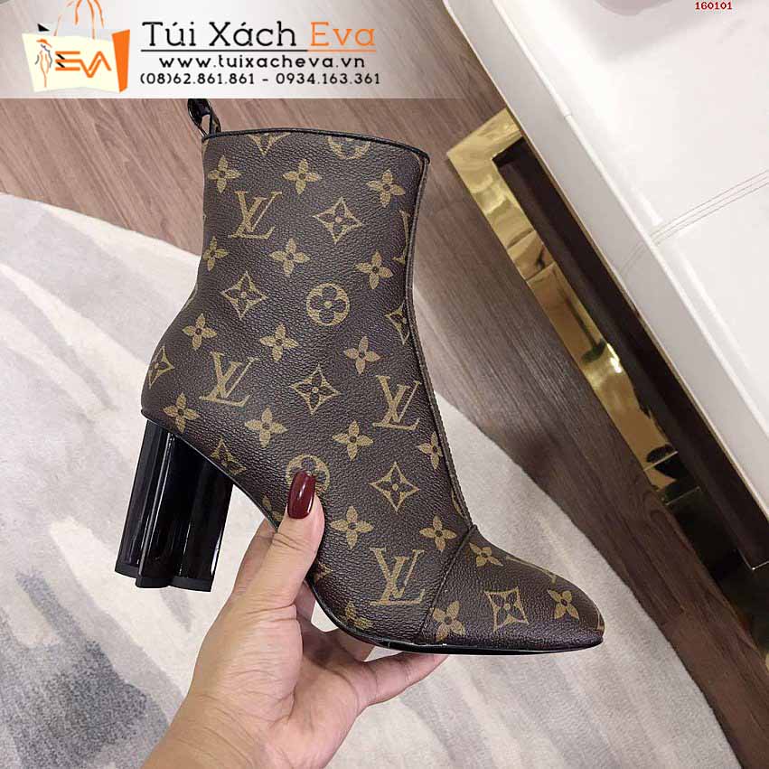 Giày Boot LV Siêu Cấp Màu Nâu Đẹp