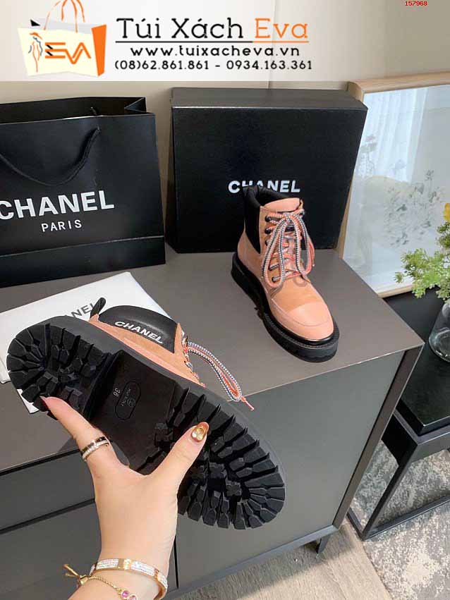 Giày Chanel Siêu Cấp Màu Cam Đẹp.