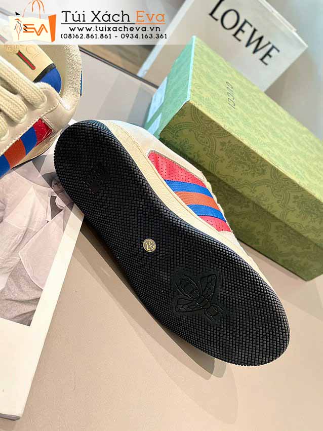Giày Gucci Siêu Cấp Màu Trắng Phối Đẹp,