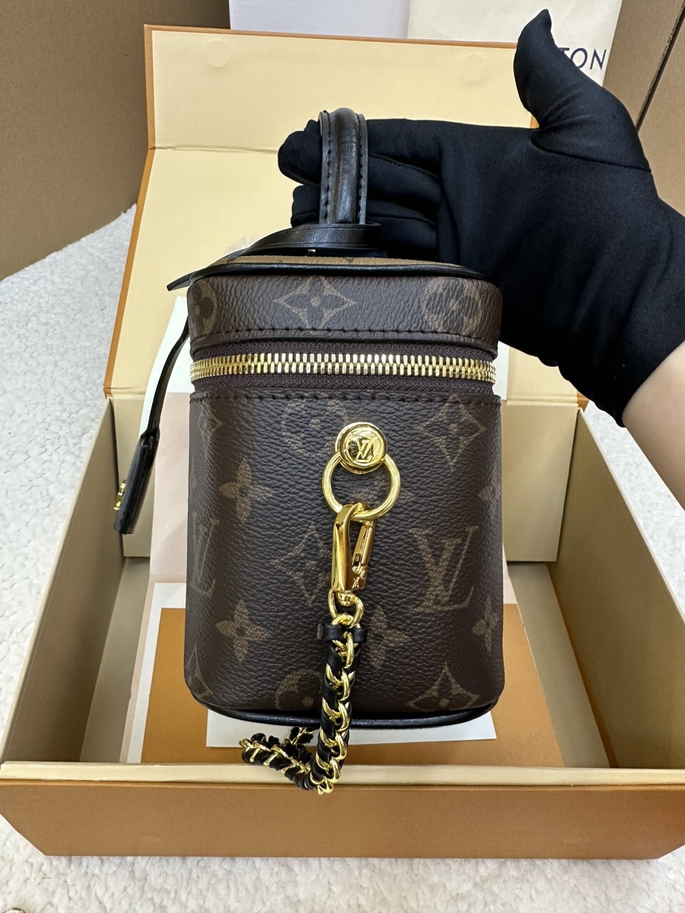 Túi Xách LV Vanity PM Super Màu Nâu Size 19cm M45165