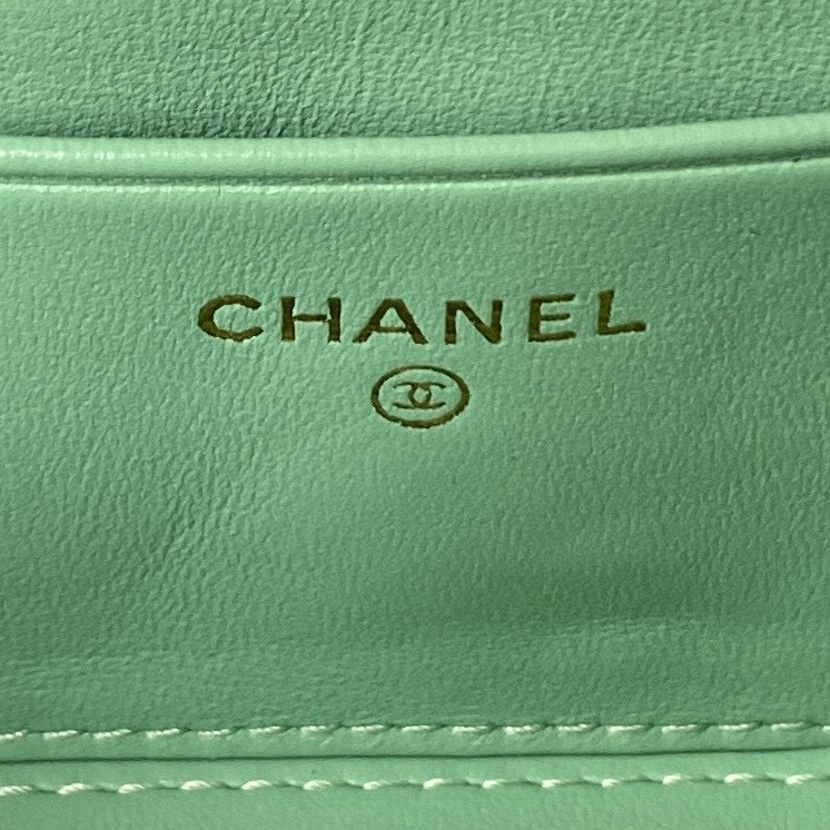 Túi Xách Chanel Vanity Siêu Cấp Màu Xanh Size 17cm AP3243