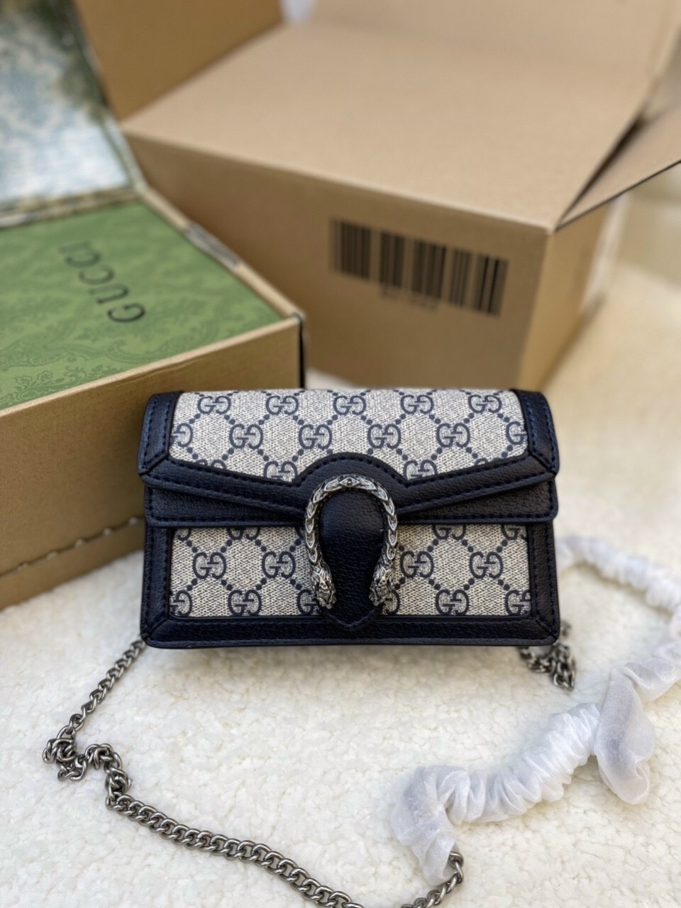 Túi Xách Gucci Super Dionysus GG Mini Size 20cm