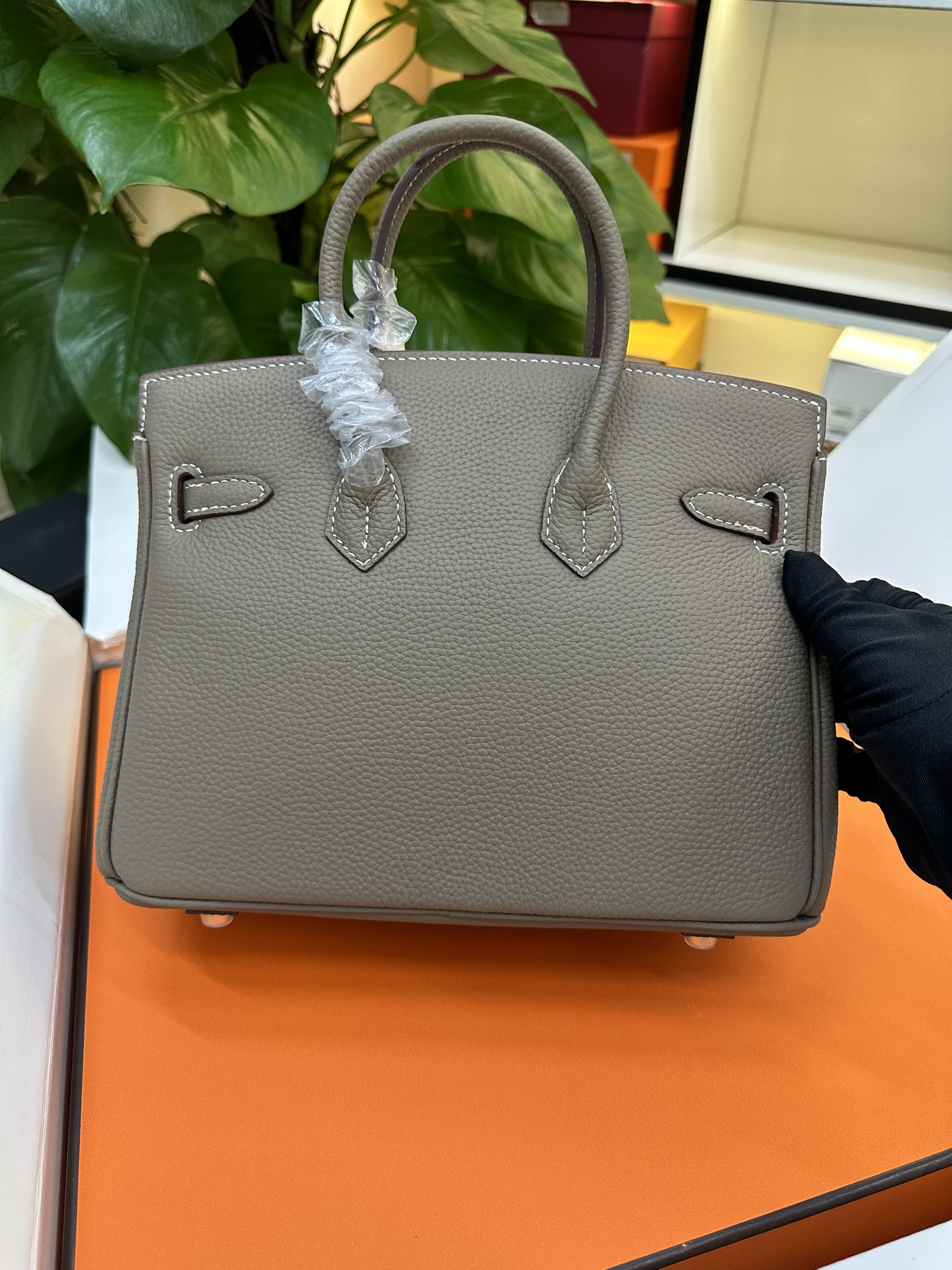 Túi Hermes Birkin 25 Super Màu Xám Size 25cm