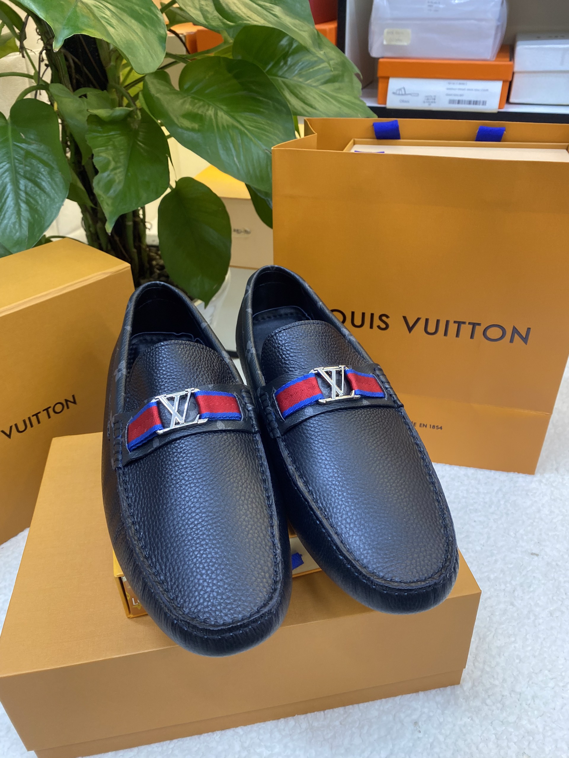 Giày LV Moccasin Hockenheim Siêu Cấp Size 46