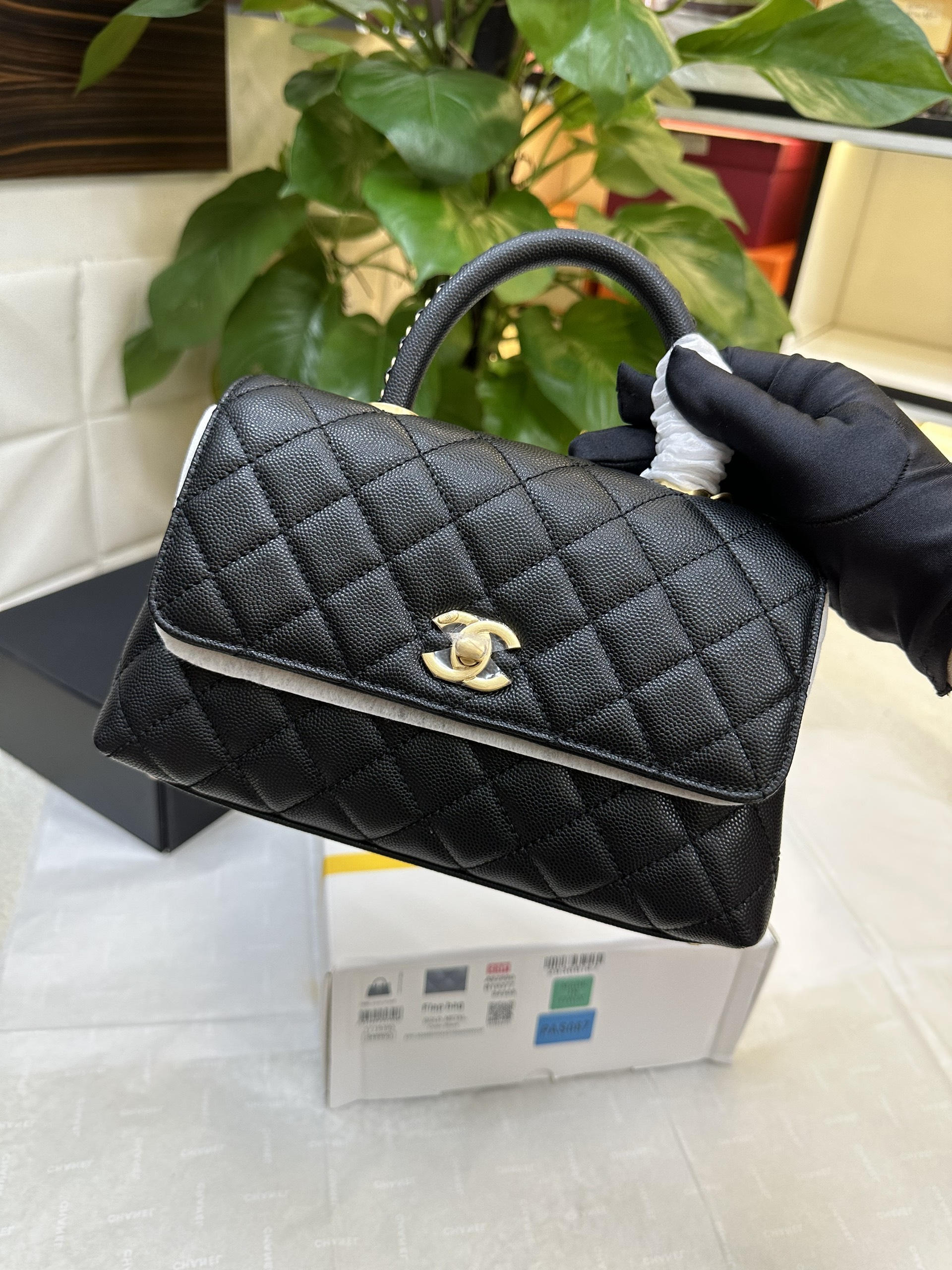 Túi Chanel Coco Handle Small Vip Màu Đen Size 23cm