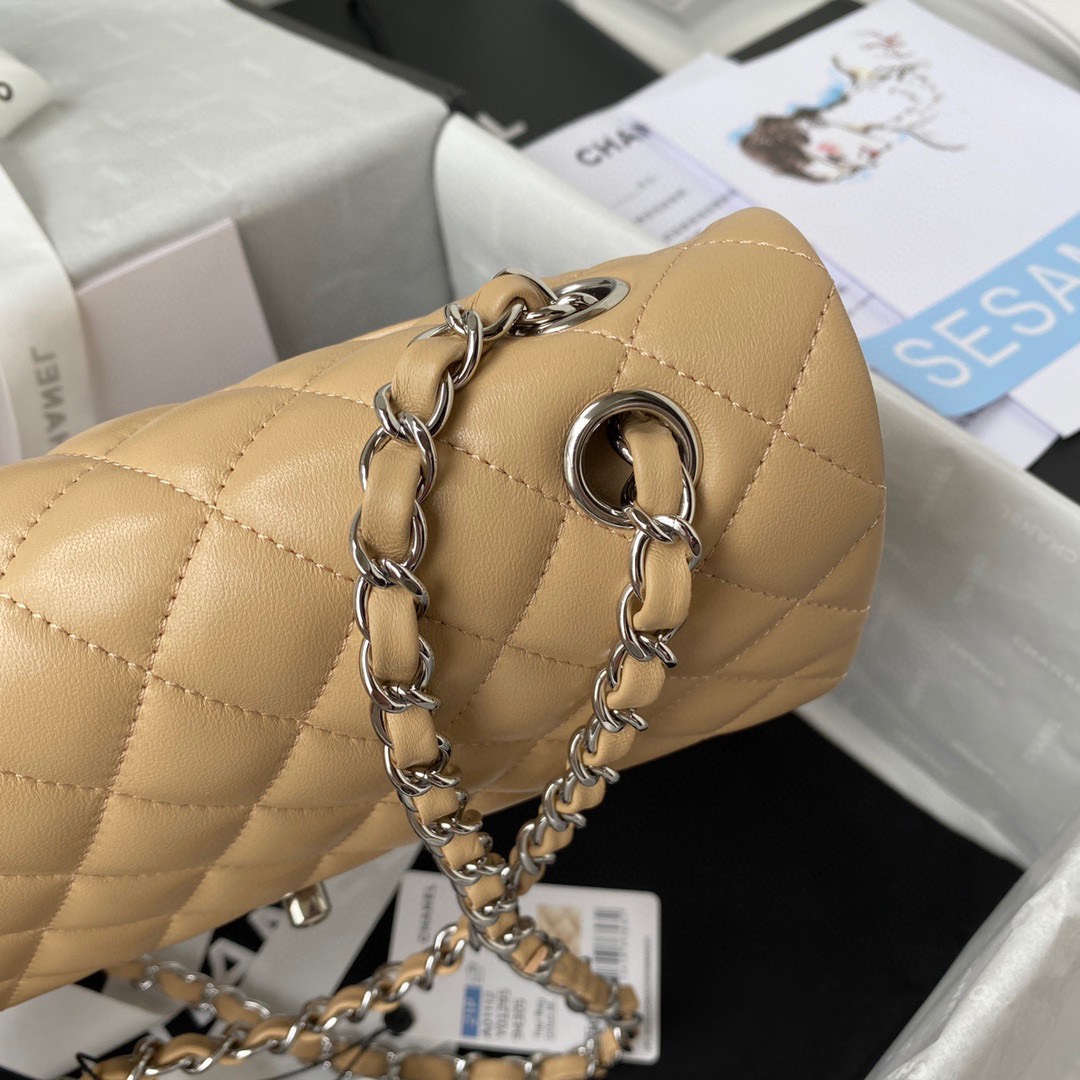 Túi Chanel CLassic Flap Siêu Cấp Size 26cm Màu Be