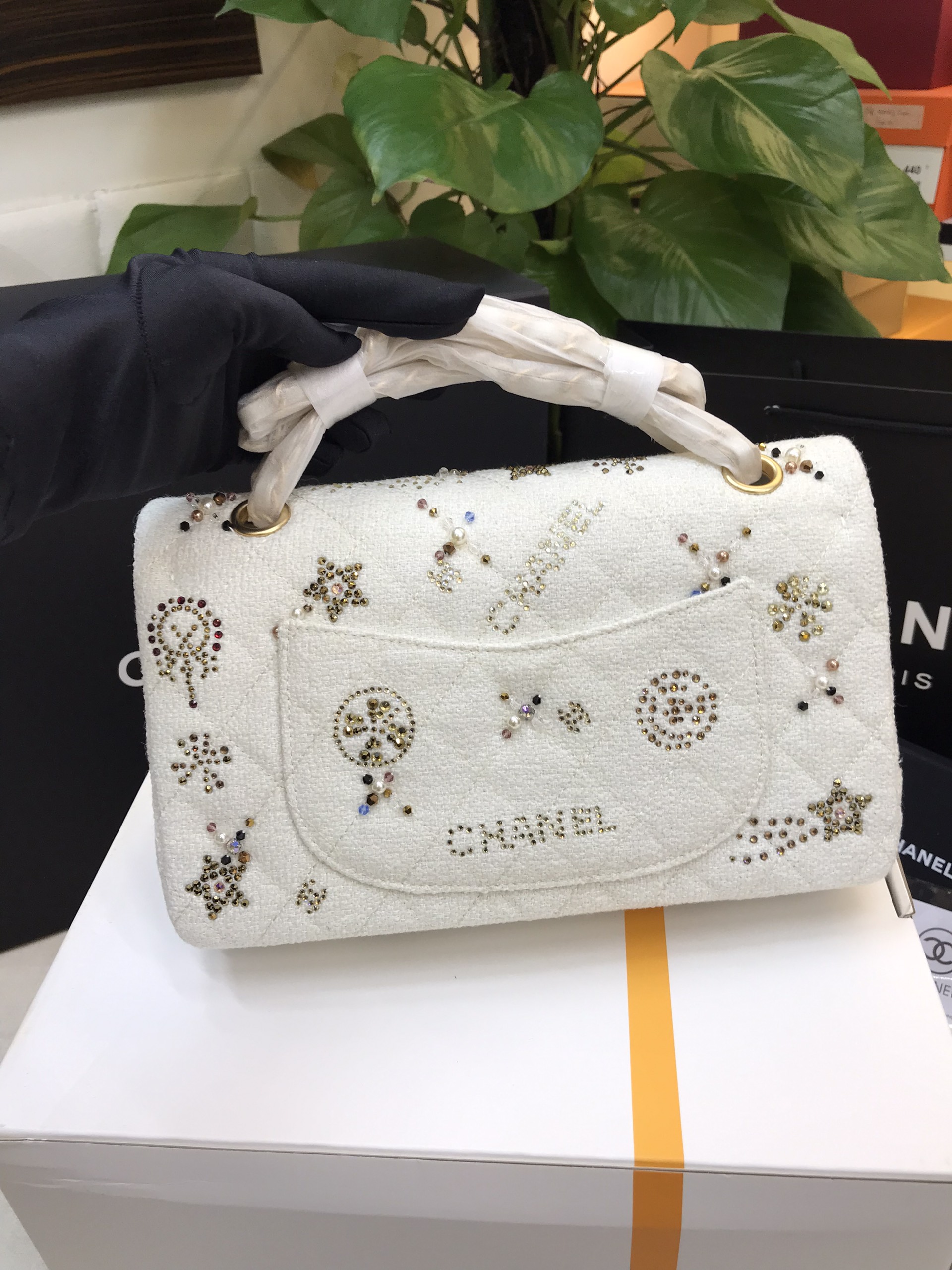 Túi Chanel Classic Starry Night Bag Vip Size 25cm