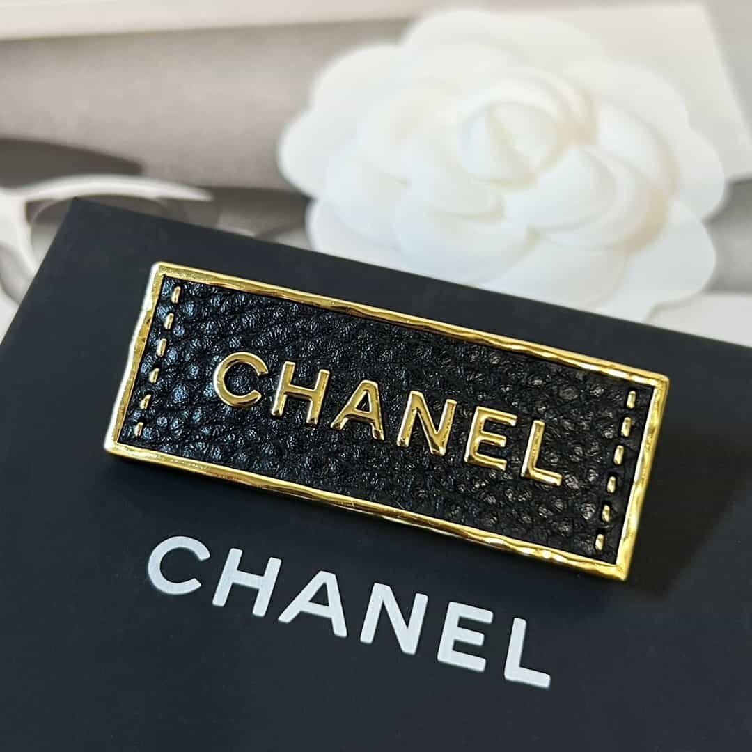 Trâm Cài Áo Chanel Siêu Cấp Chữ Nhật Full Box