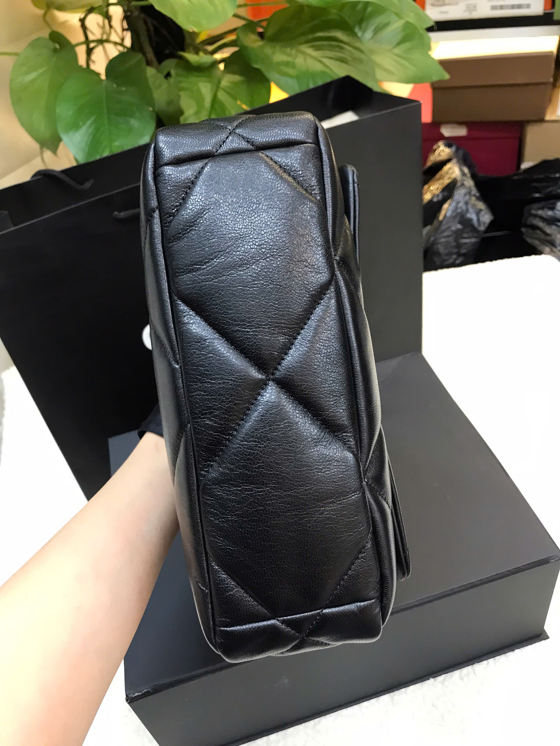 Túi Chanel 19 Black Vip Màu Đen Size 26cm