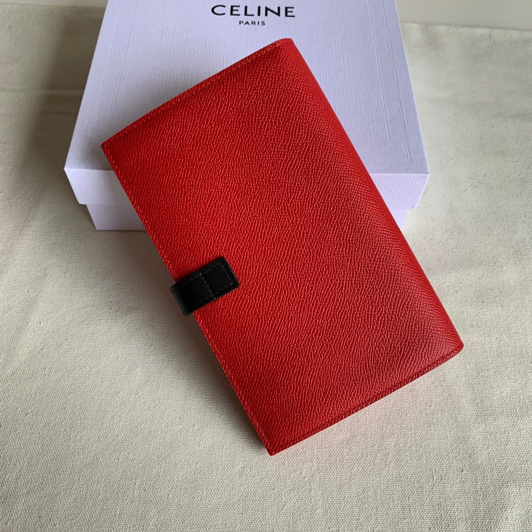 Ví Celine Siêu Cấp Ví Dài Màu Đỏ Size 19 X 12,5 cm 10B633