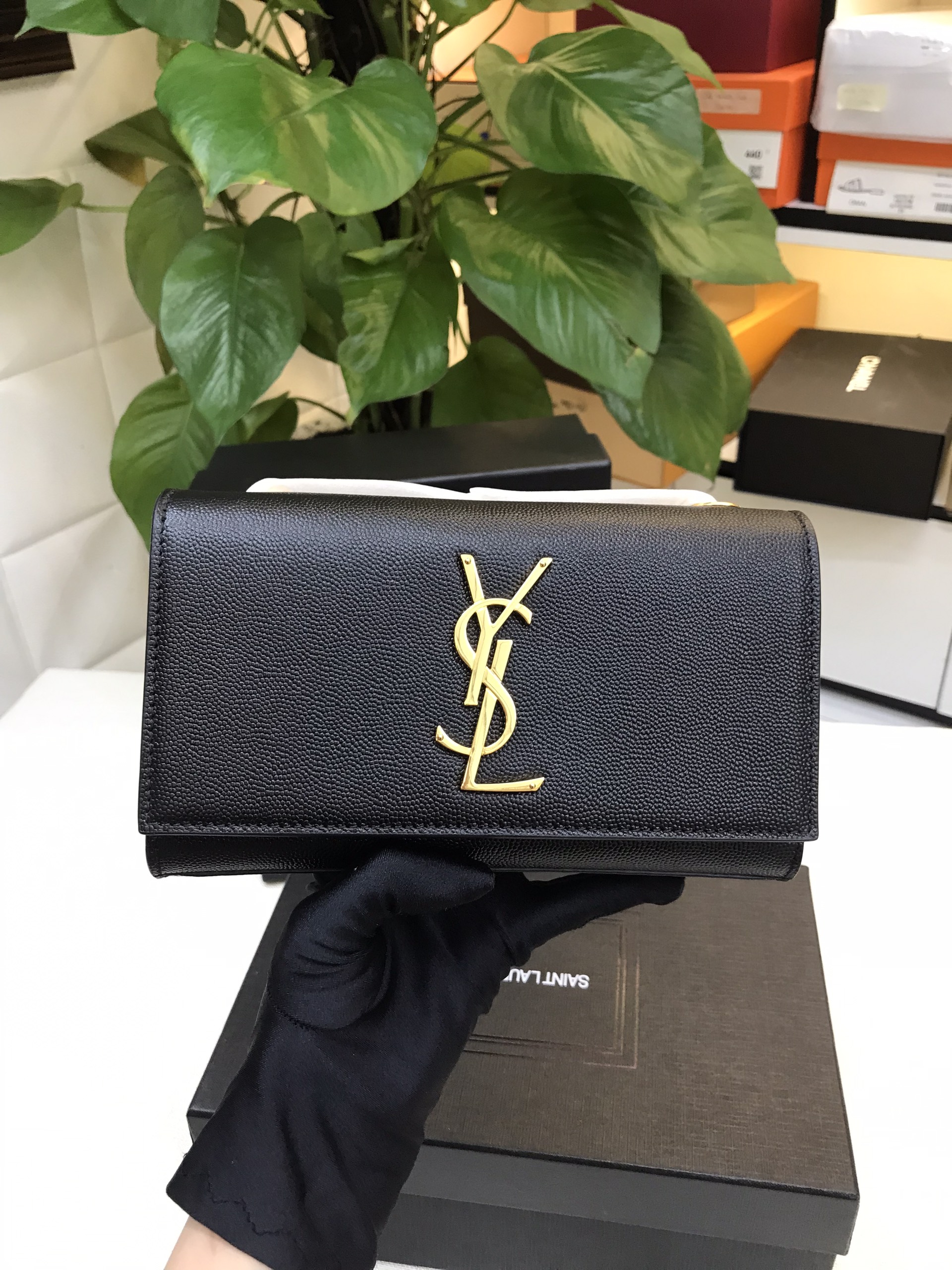 Túi YSL Kate Small In Grain De Poudre Embossed Leather Vip Size 20cm