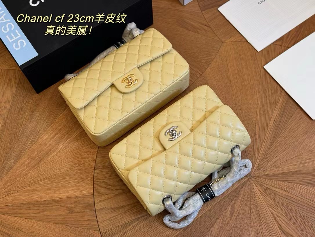 Tổng Hợp Bảng Màu Túi Chanel Classic Da Lì Super Size 23cm Fullbox