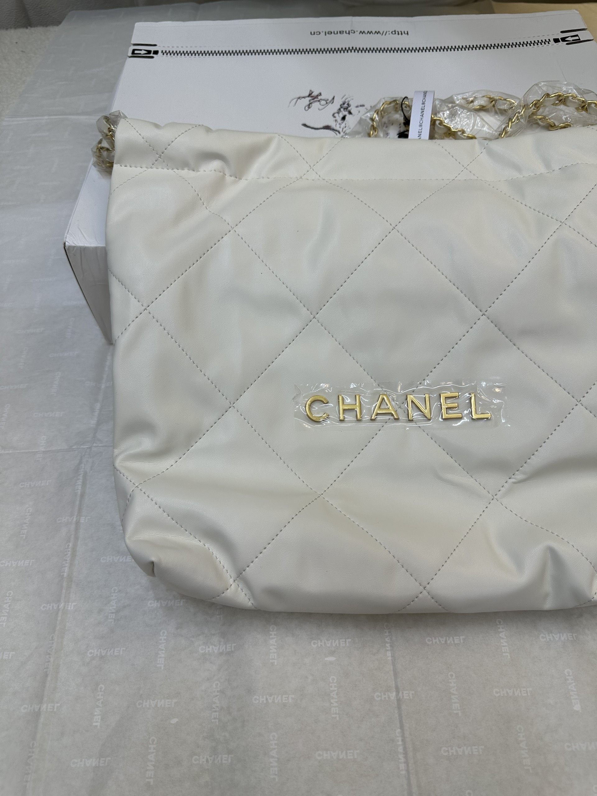 Túi Chanel Hobo White 22 Small Super Màu Trắng Size 35