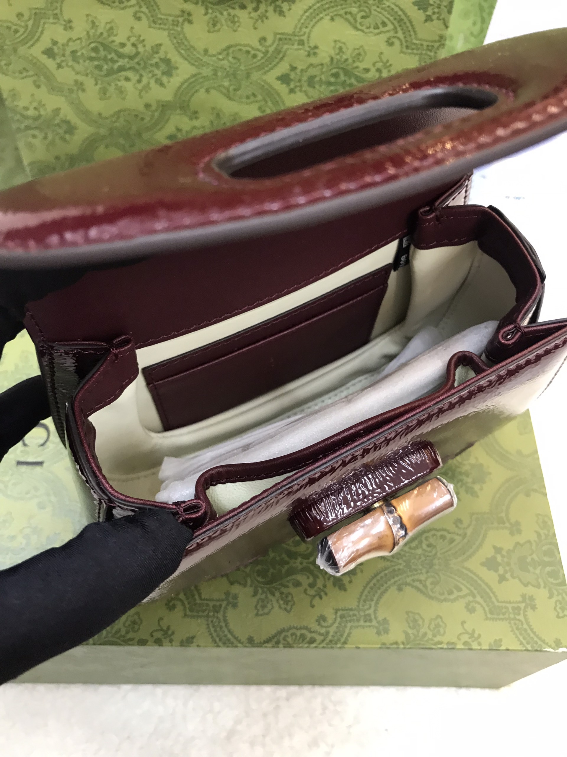 Túi Gucci Bamboo 1947 Mini Top Handle Bag Vip Size 17cm 786482