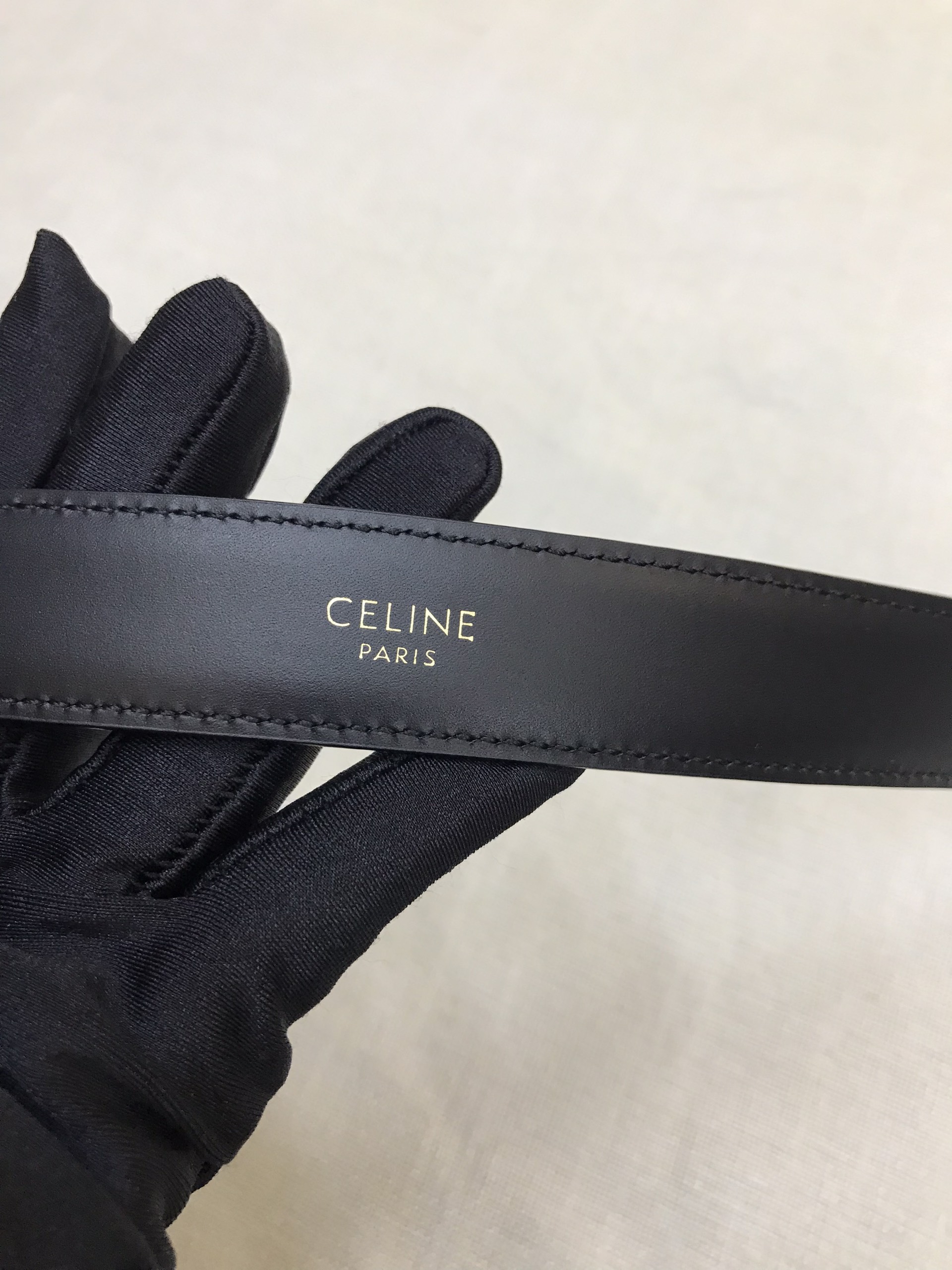 Thắt Lưng Celine Triomphe Belt Smooth Calfskin Super Bản 2,5cm