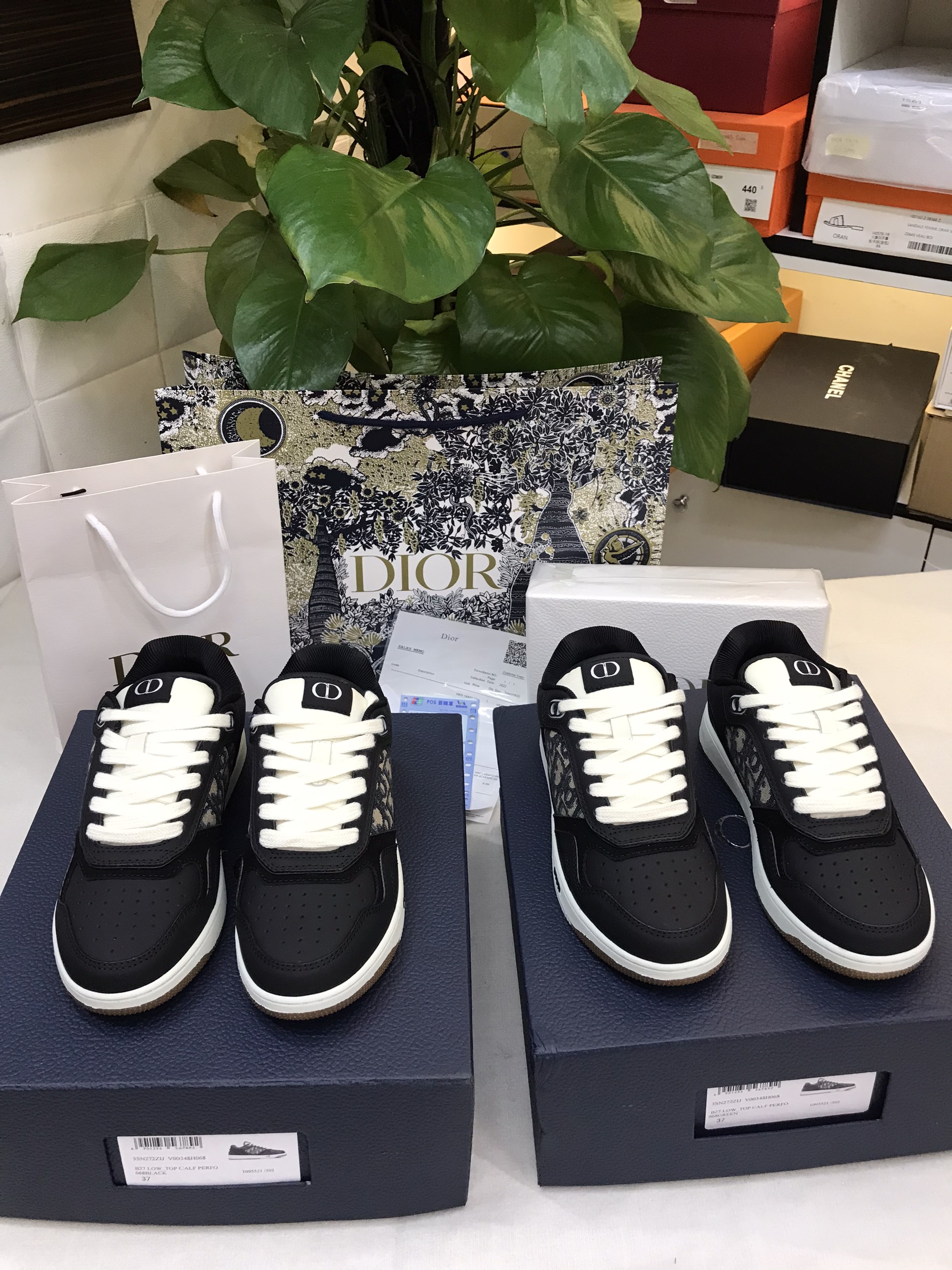 Giày Thể Thao Dior B27 Low-Top Sneaker Siêu Cấp Size 37