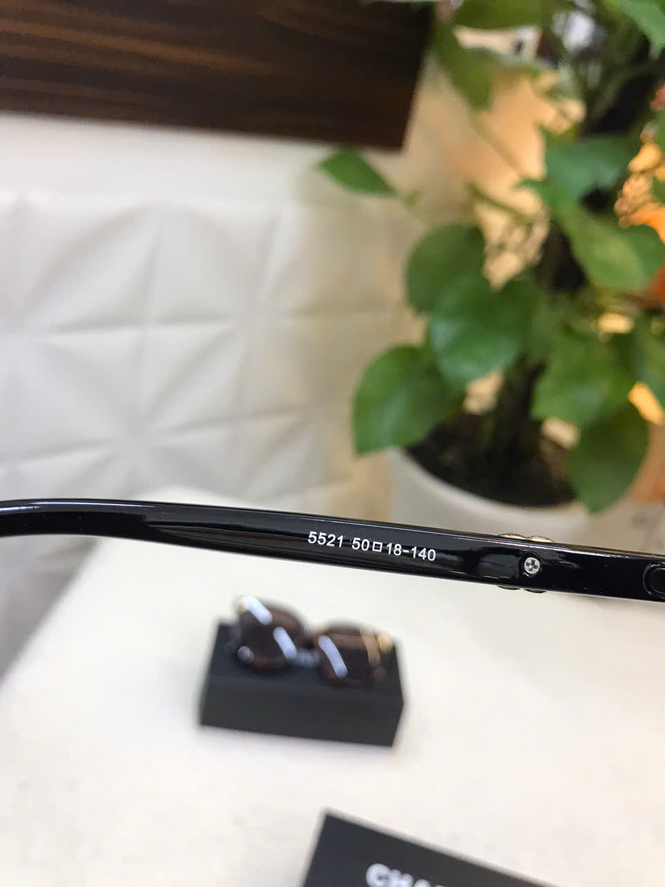 Kính Chanel Eyeglasses Siêu Cấp Màu Đen