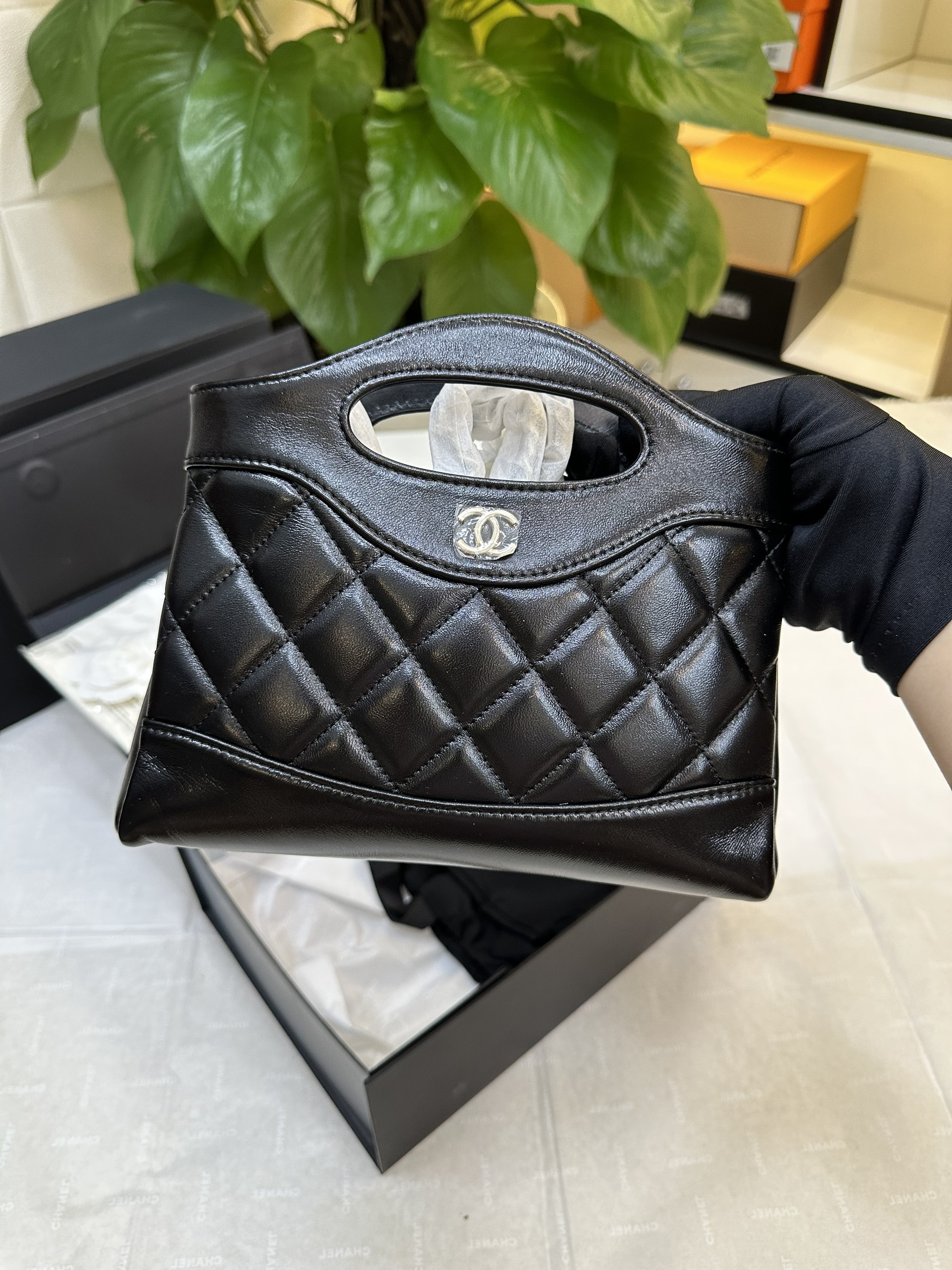 Túi Chanel Nano VIP Màu Đen Size 19cm