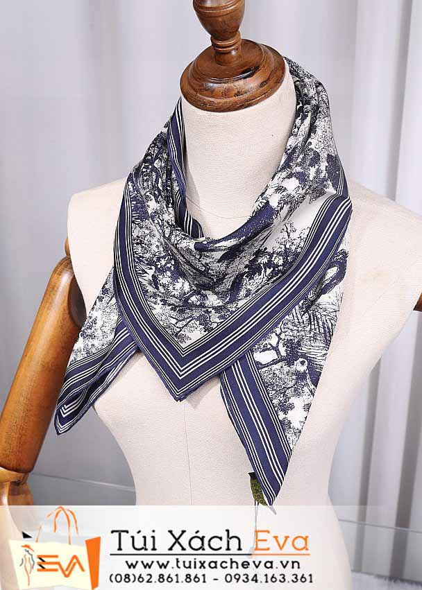 Khăn Dior Siêu Cấp Màu Xanh Đẹp.