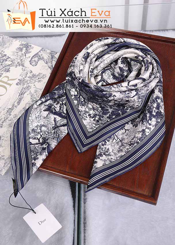 Khăn Dior Siêu Cấp Màu Xanh Đẹp.