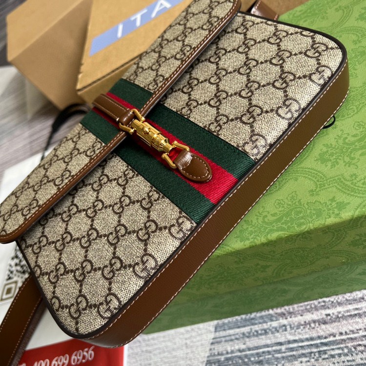 Túi Xách Gucci Jackie 1969 Siêu Cấp Màu Nâu 699930