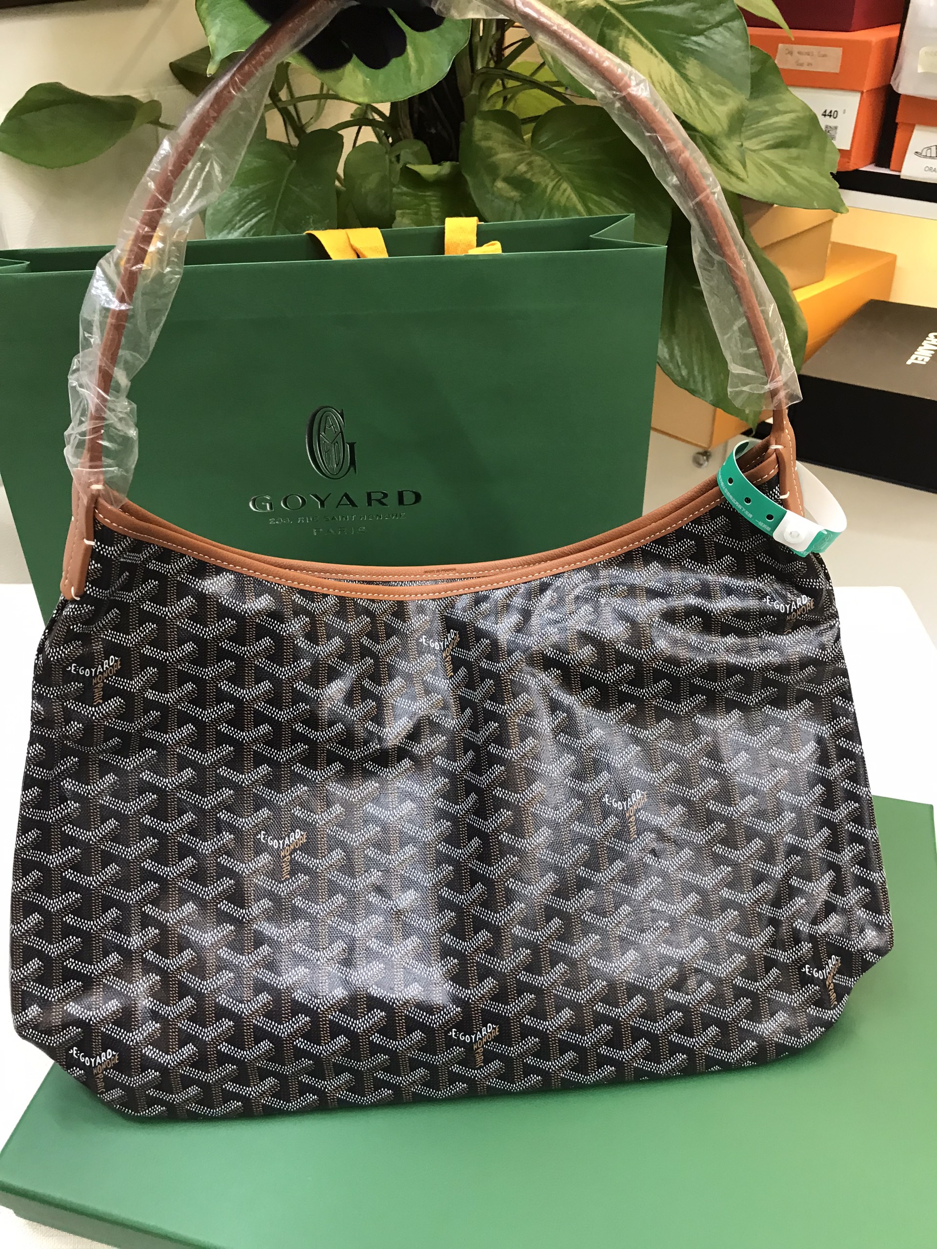 Túi Goyard Boheme Hobo Bag Siêu Cấp Màu Nâu