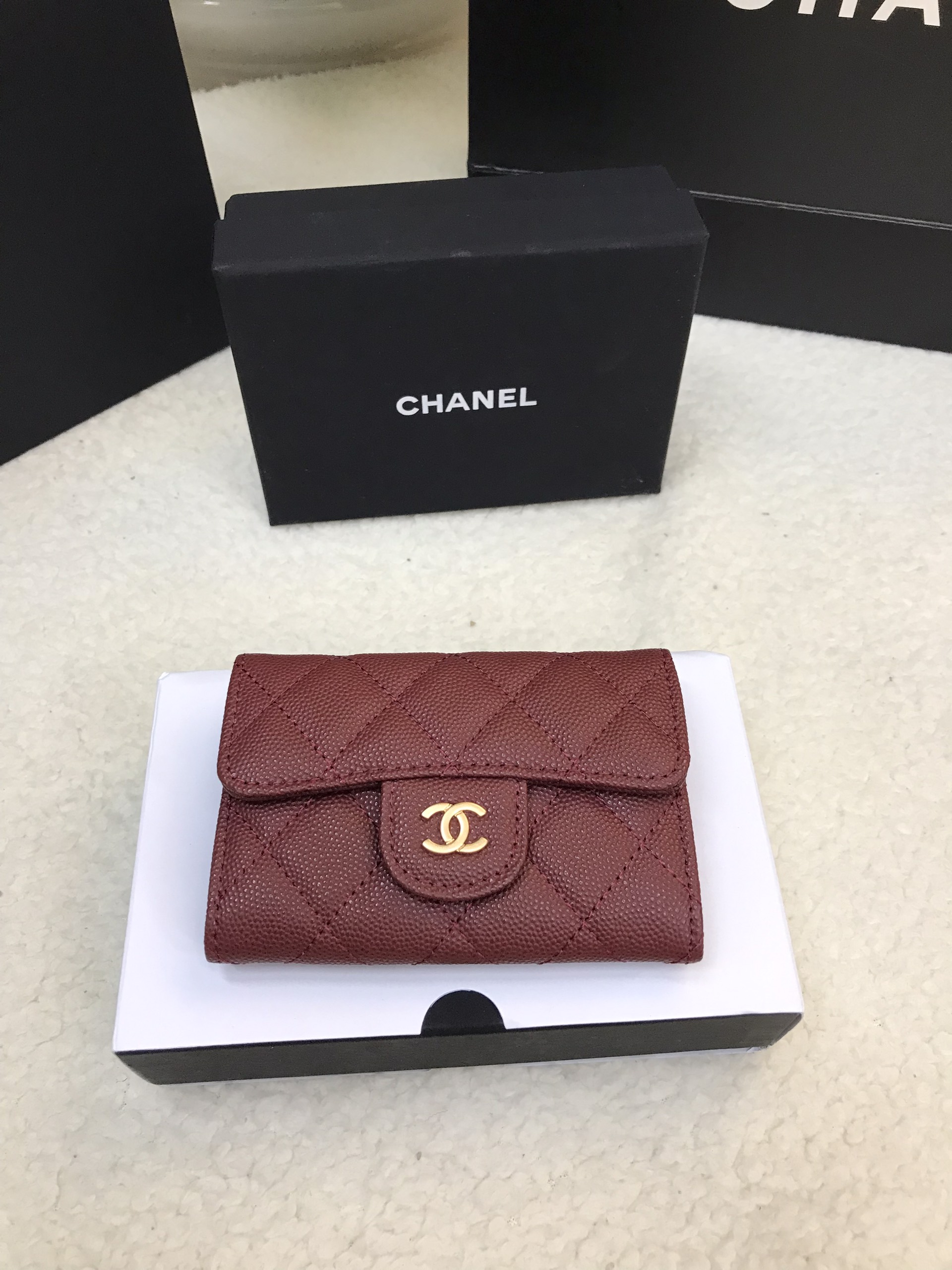 Ví Chanel Classic Card Holder Red Siêu Cấp