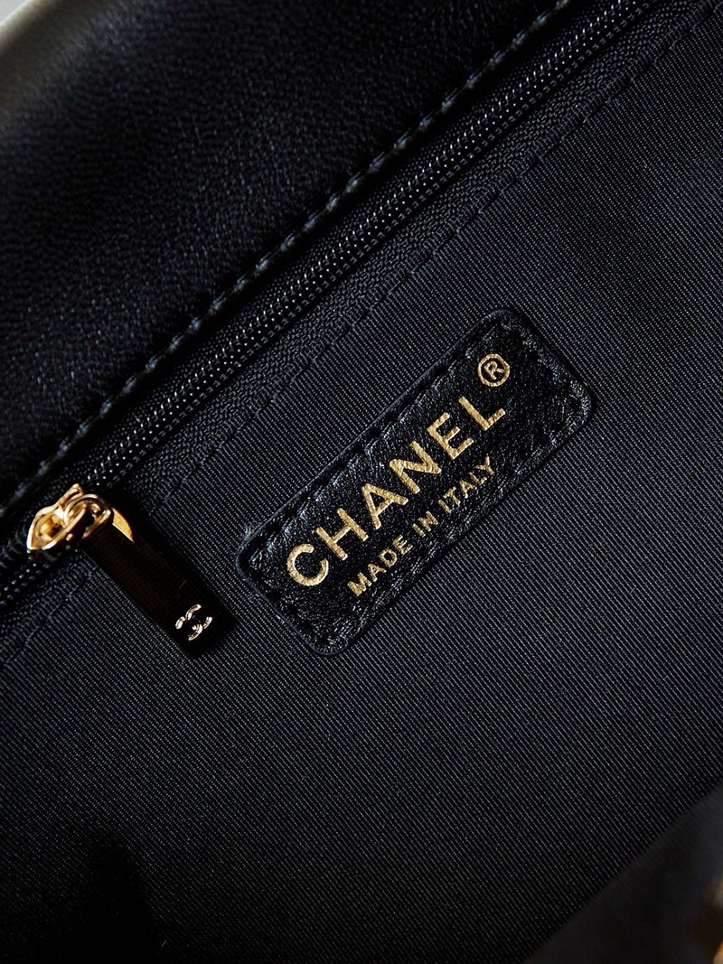 Túi Xách Chanel Vintage Ngọc Trai Size 28 Màu Đen 4245