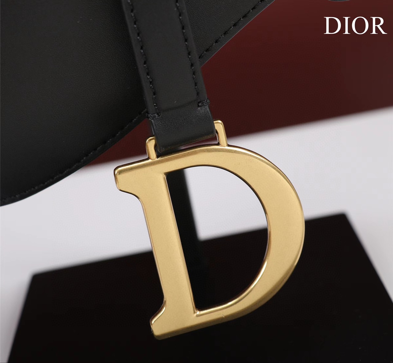 Túi Xách Dior Siêu Cấp Saddle Shoulder Bag Màu Đen Size 25.5×6.5×20 M0446