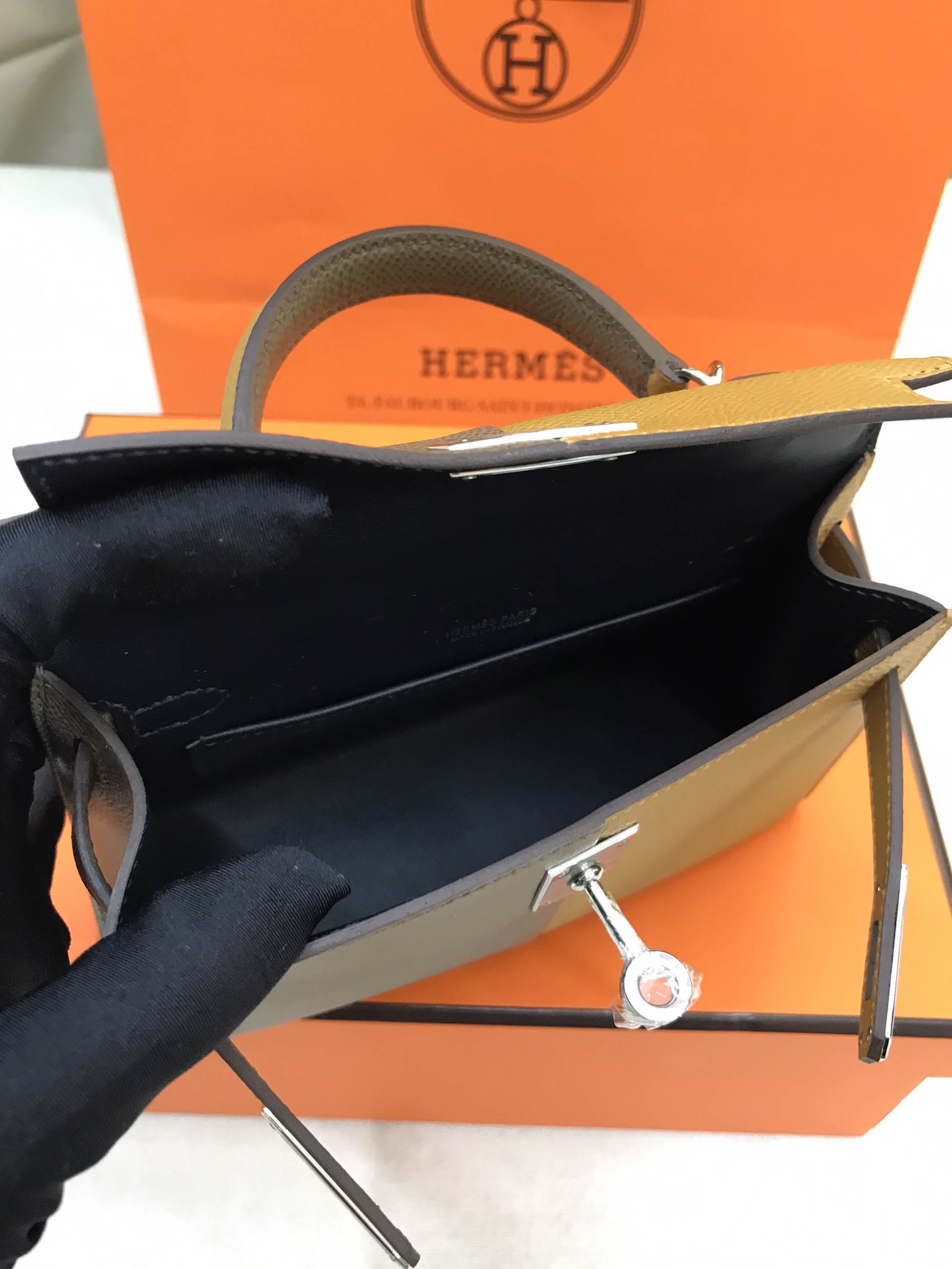 Túi Hermes Kelly 20 Epsom VIP Màu Phối Size 20cm