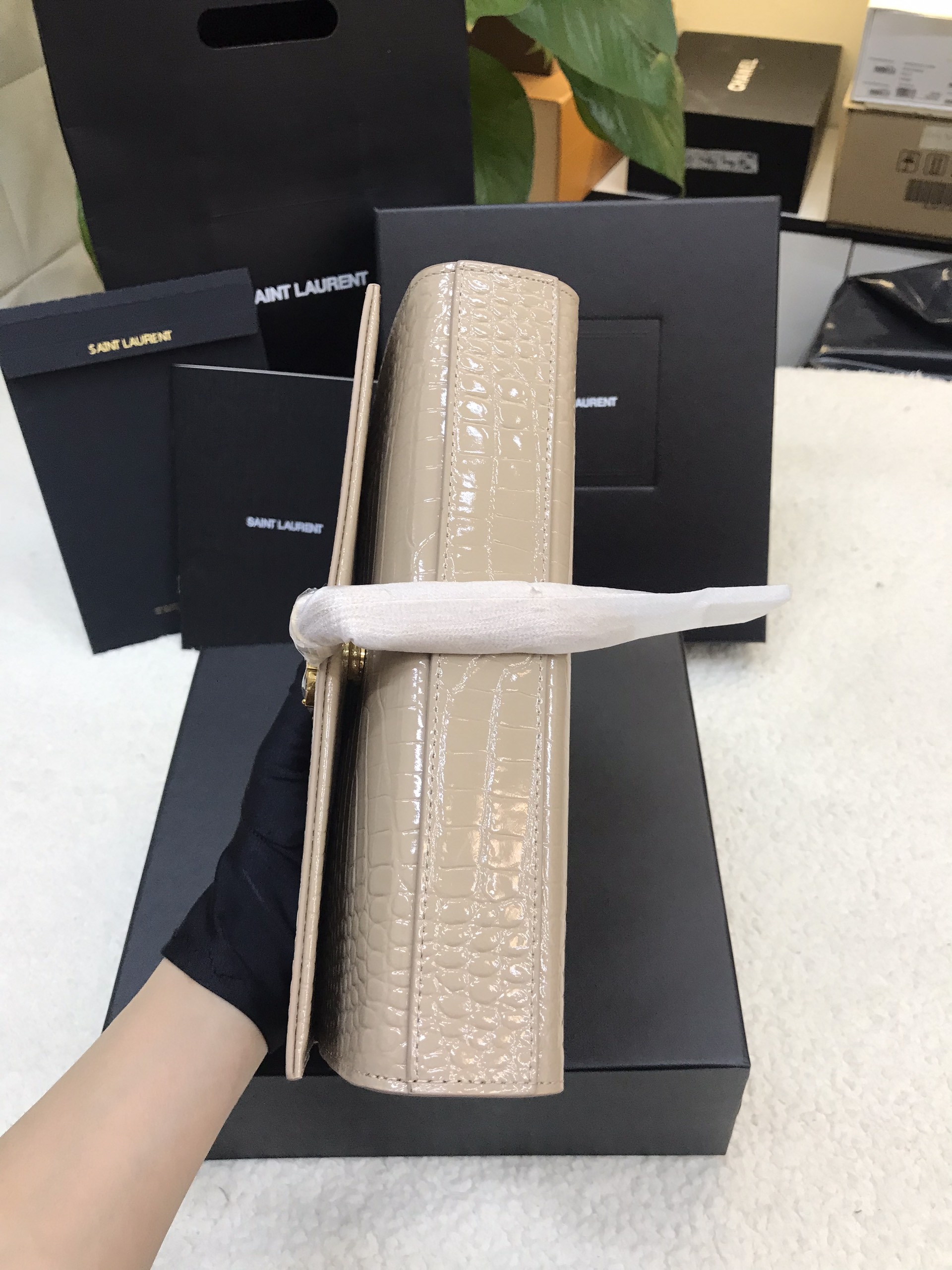 Túi YSL Kate Medium Beige Vip Size 24cm