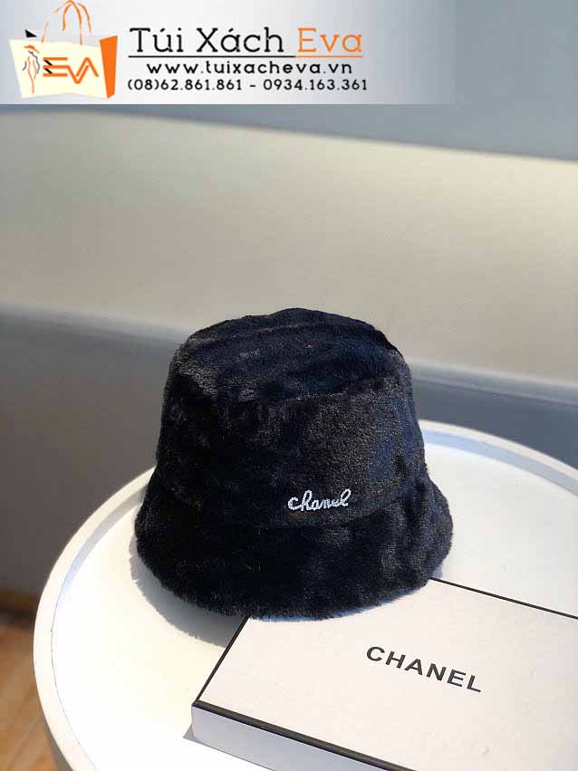 Nón Chanel Siêu Cấp Màu Đen Đẹp.
