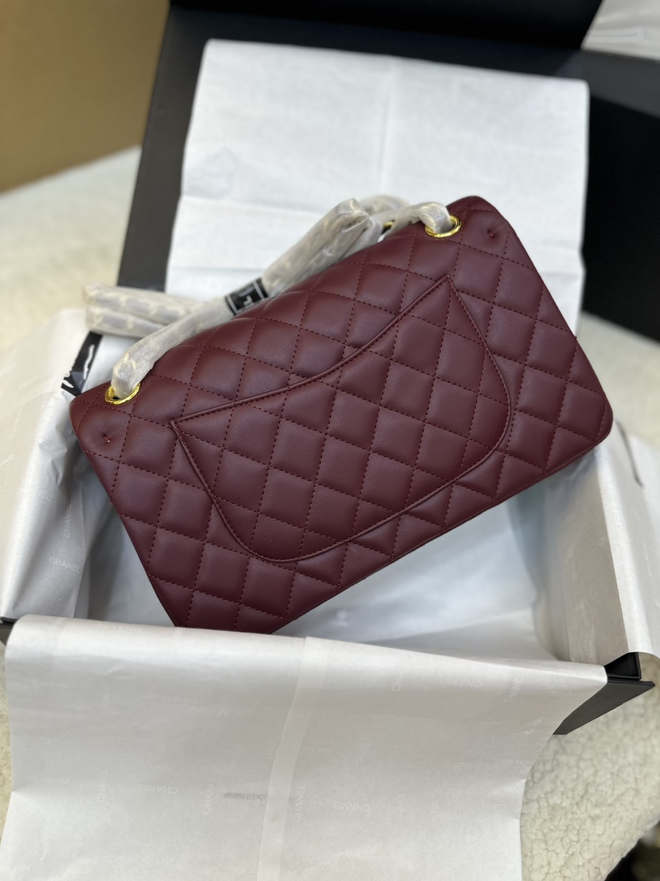 Túi Xách Chanel Classic Flap Đỏ Size 25cm