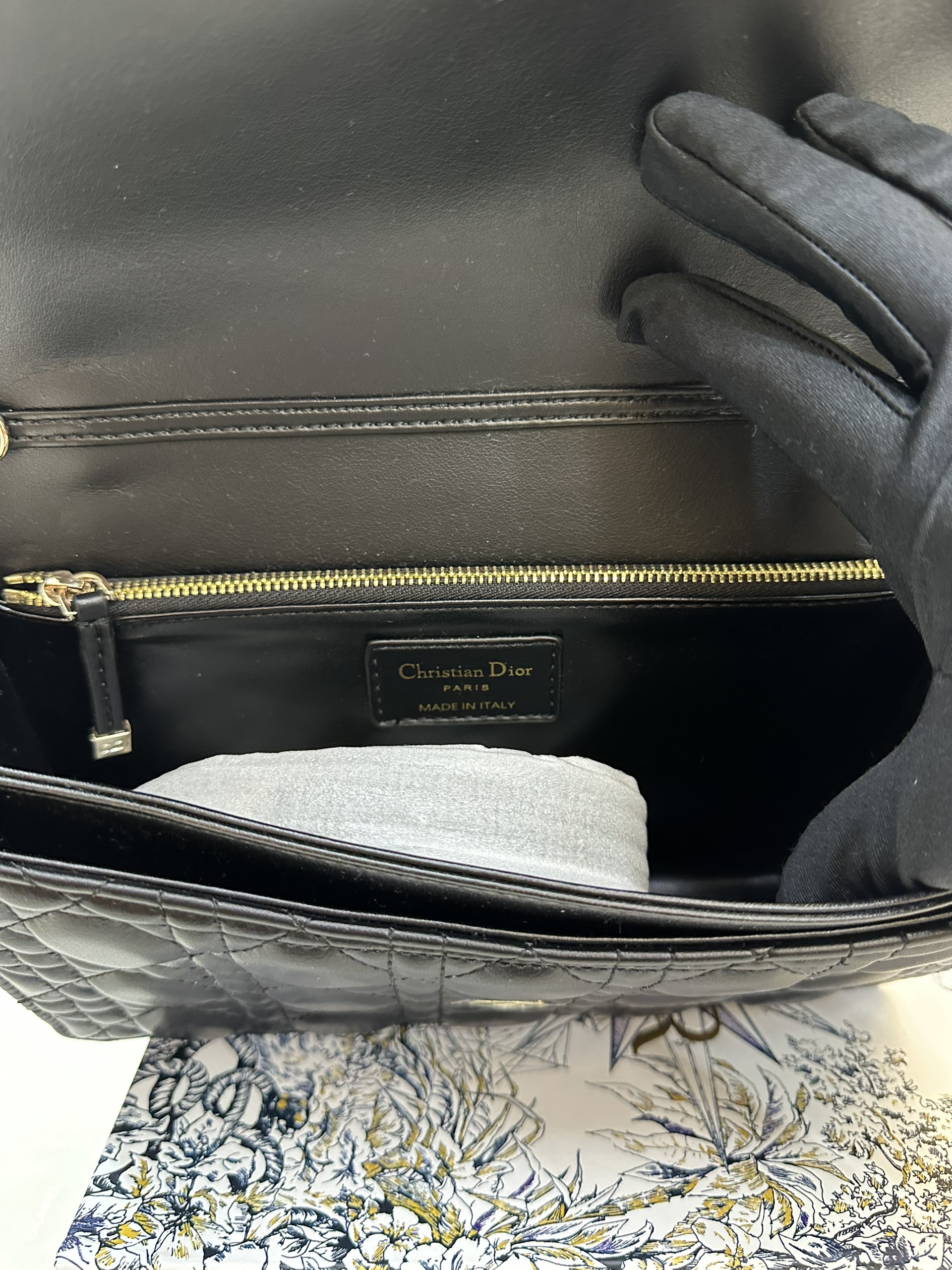 Túi Dior Miss Top Handle Bag Super Màu Đen Size 24cm