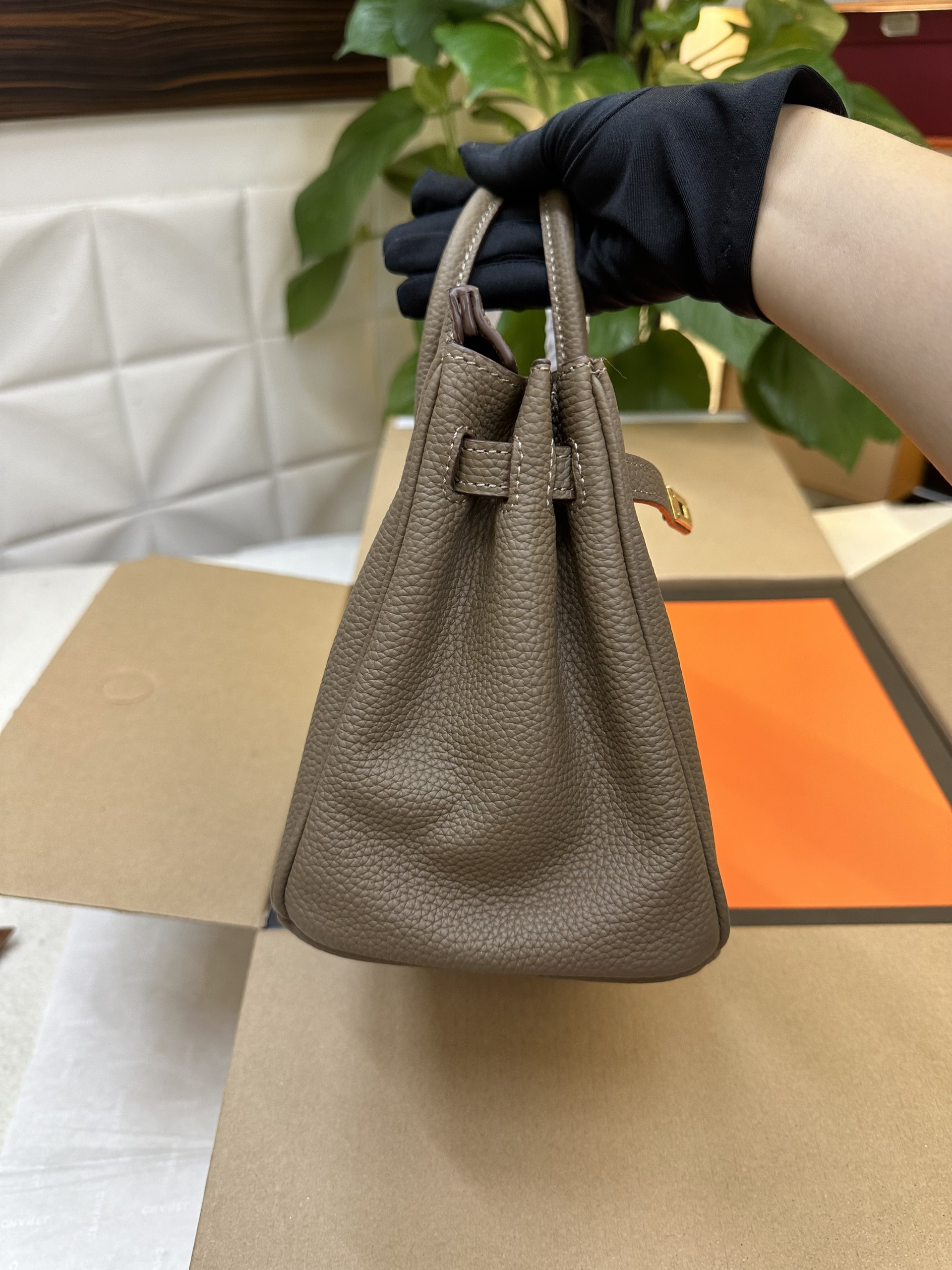 Túi Hermes Birkin Gray Super Màu Xám Size 25cm