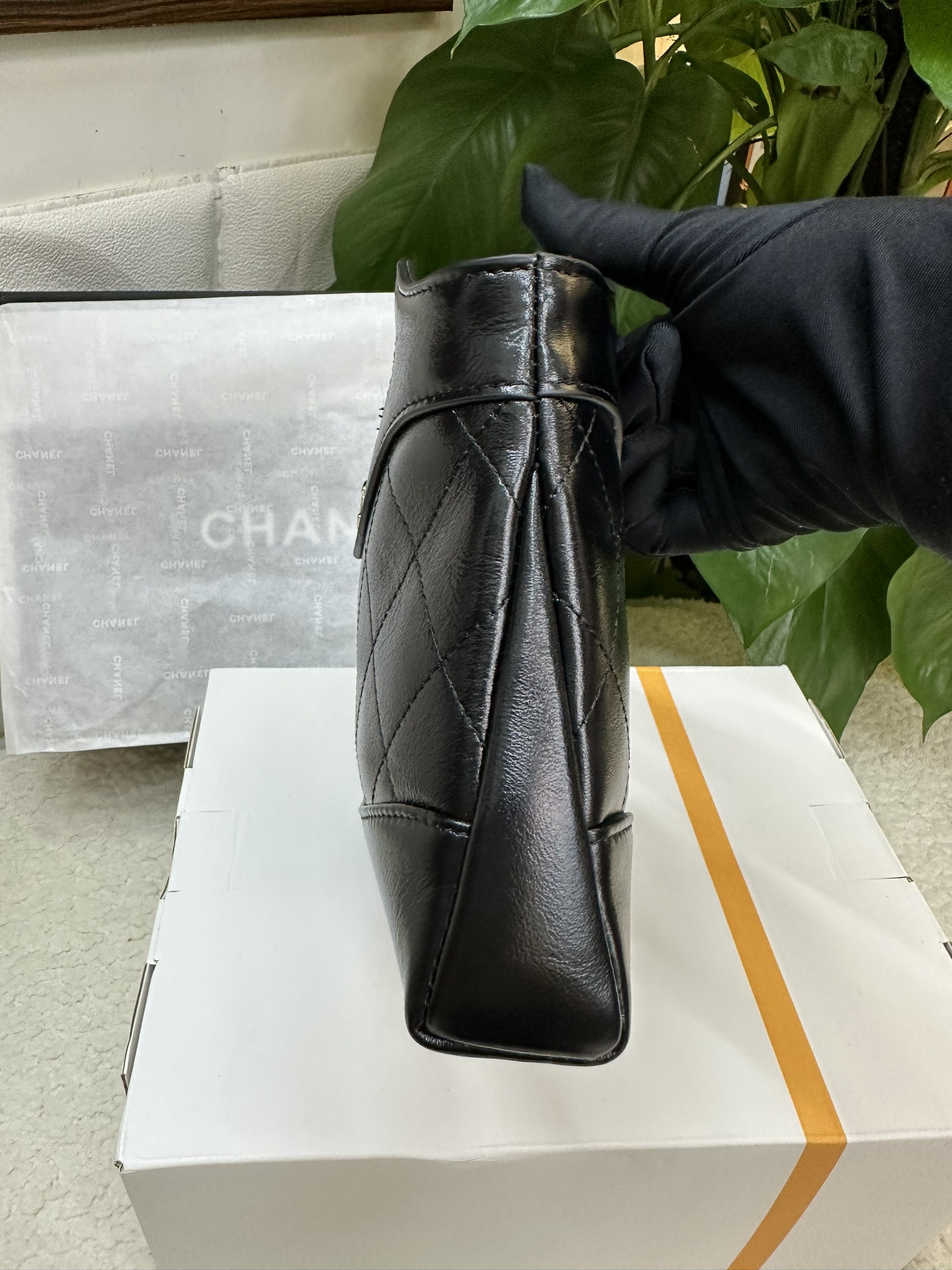 Túi Chanel 24C 31 Mini Nano Siêu Cấp Màu Đen Size 21cm