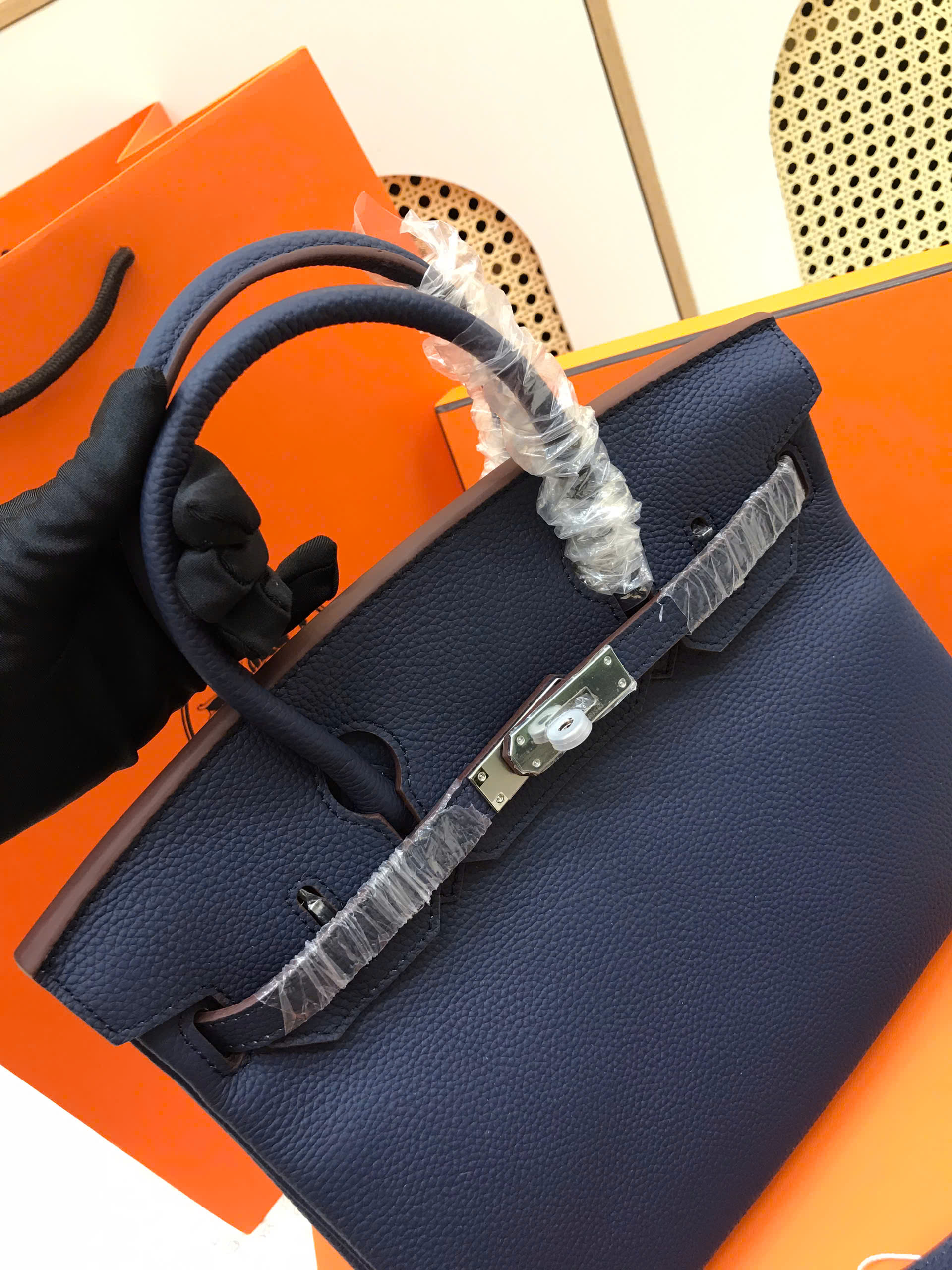 Túi Hermes Birkin Super Màu Xanh Size 30cm