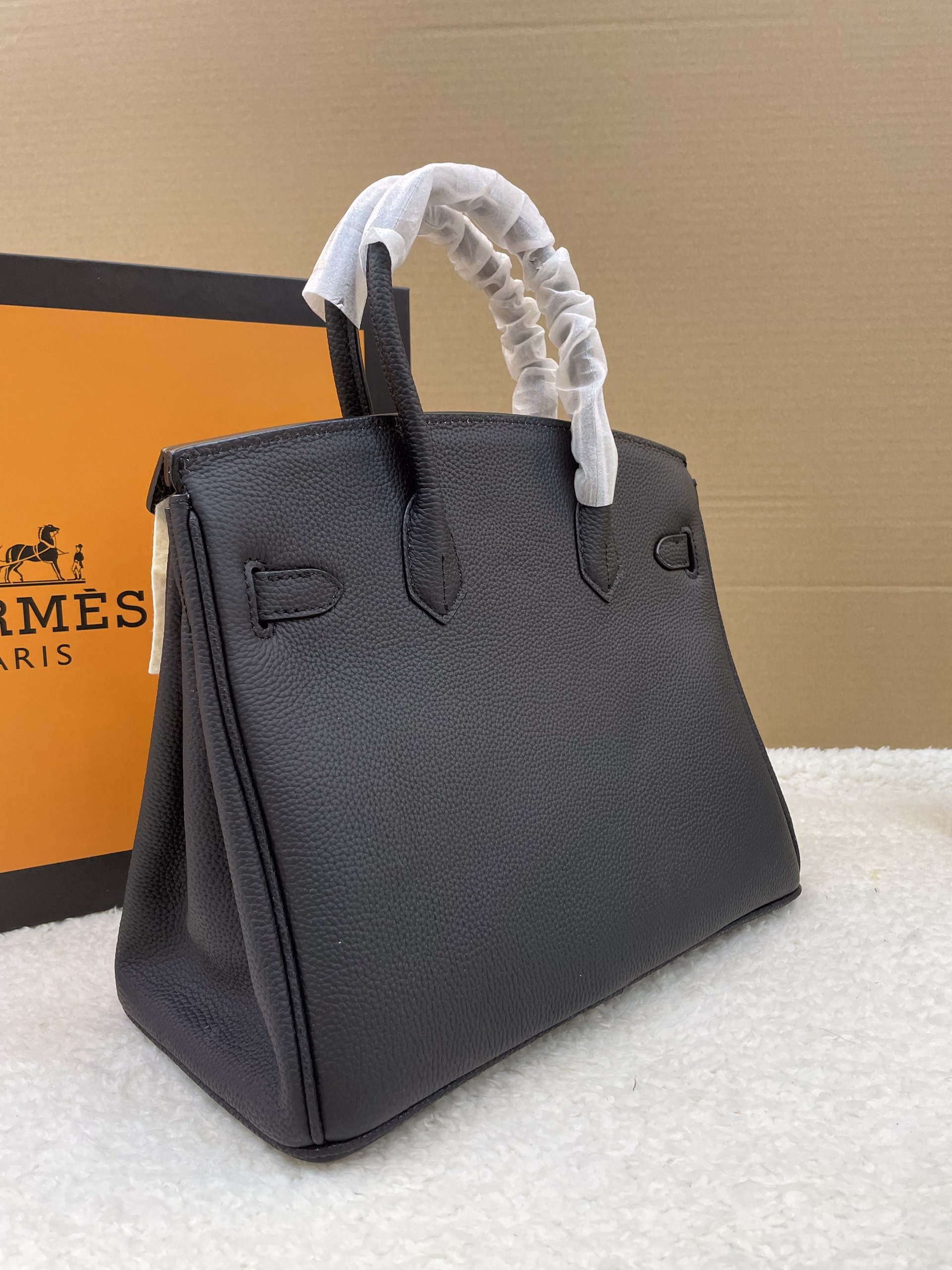 Túi Xách Hermes Birkin Super Màu Đen Size 30cm Full Box